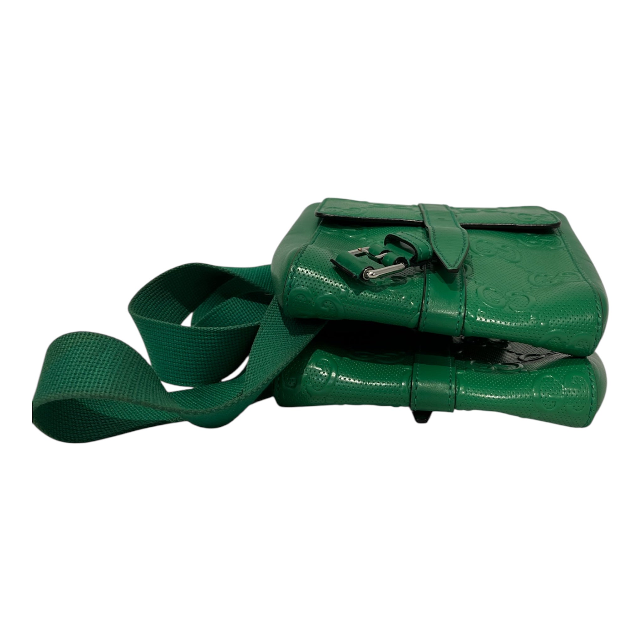 GUCCI/Fanny Pack/Leather/GRN/631339525040 GG BAG CALFSKIN view 3