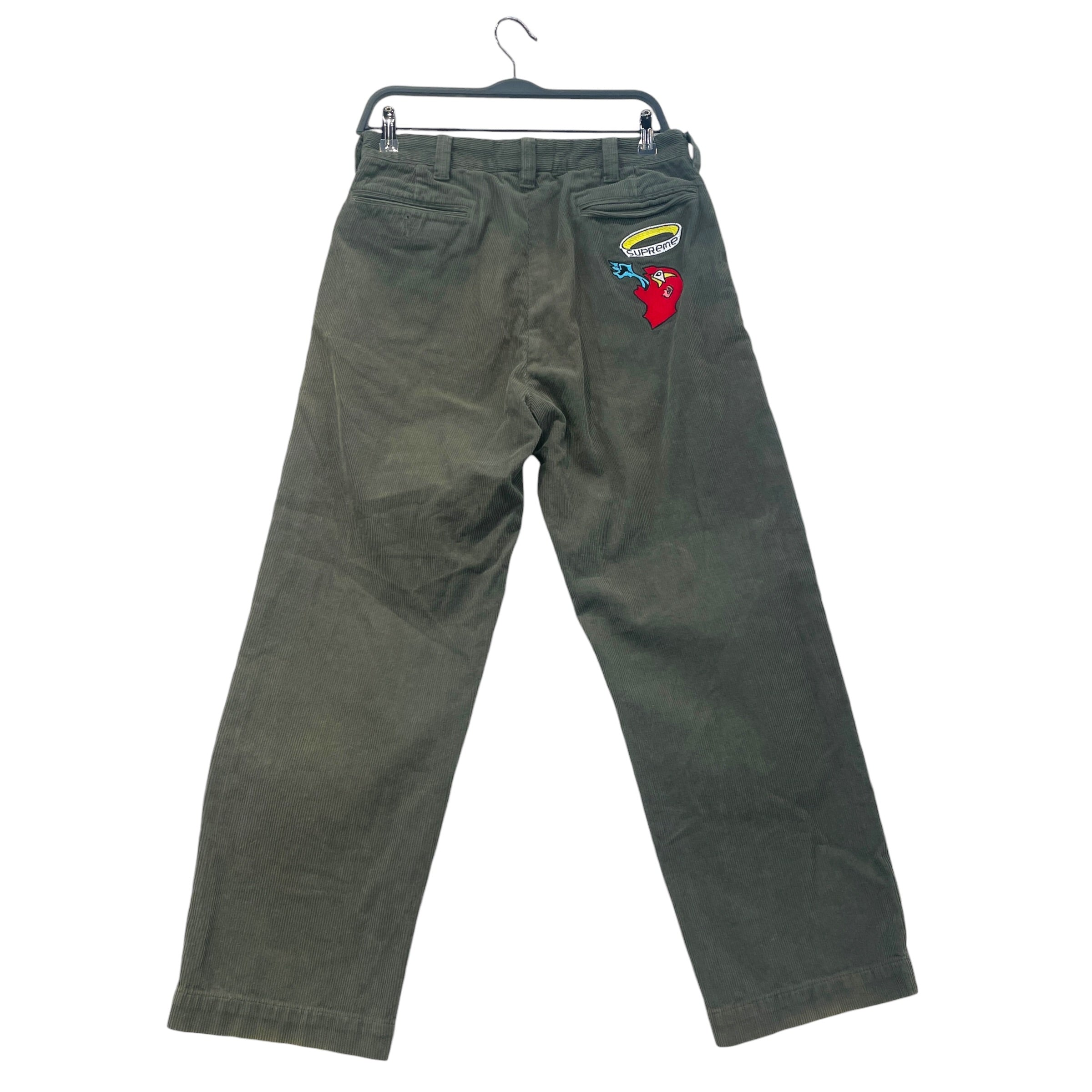 Supreme/Straight Pants/30/Corduroy/GRN/Graphic/FW21 Gonz Chino view 2