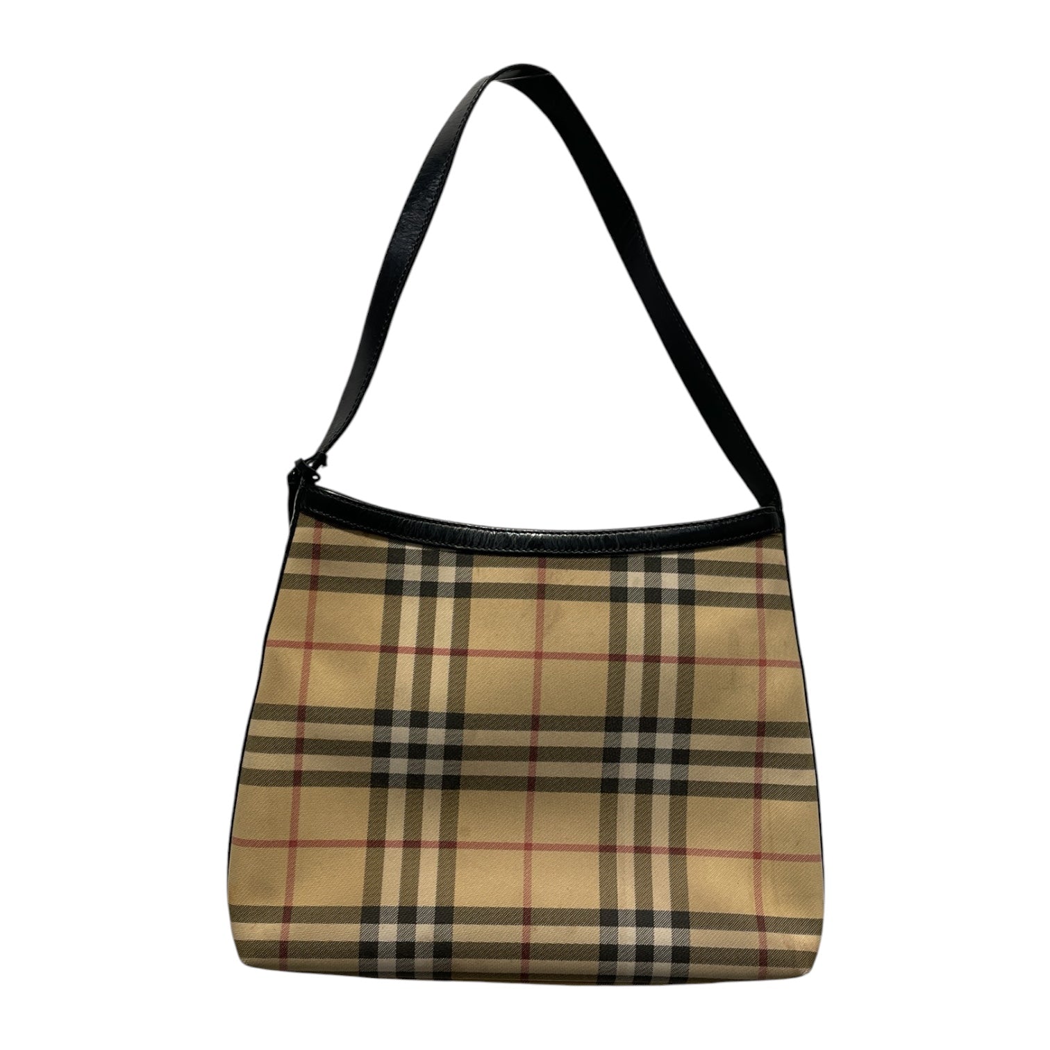 BURBERRY/Clutch Bag/Plaid/Nylon/CML/ view 1