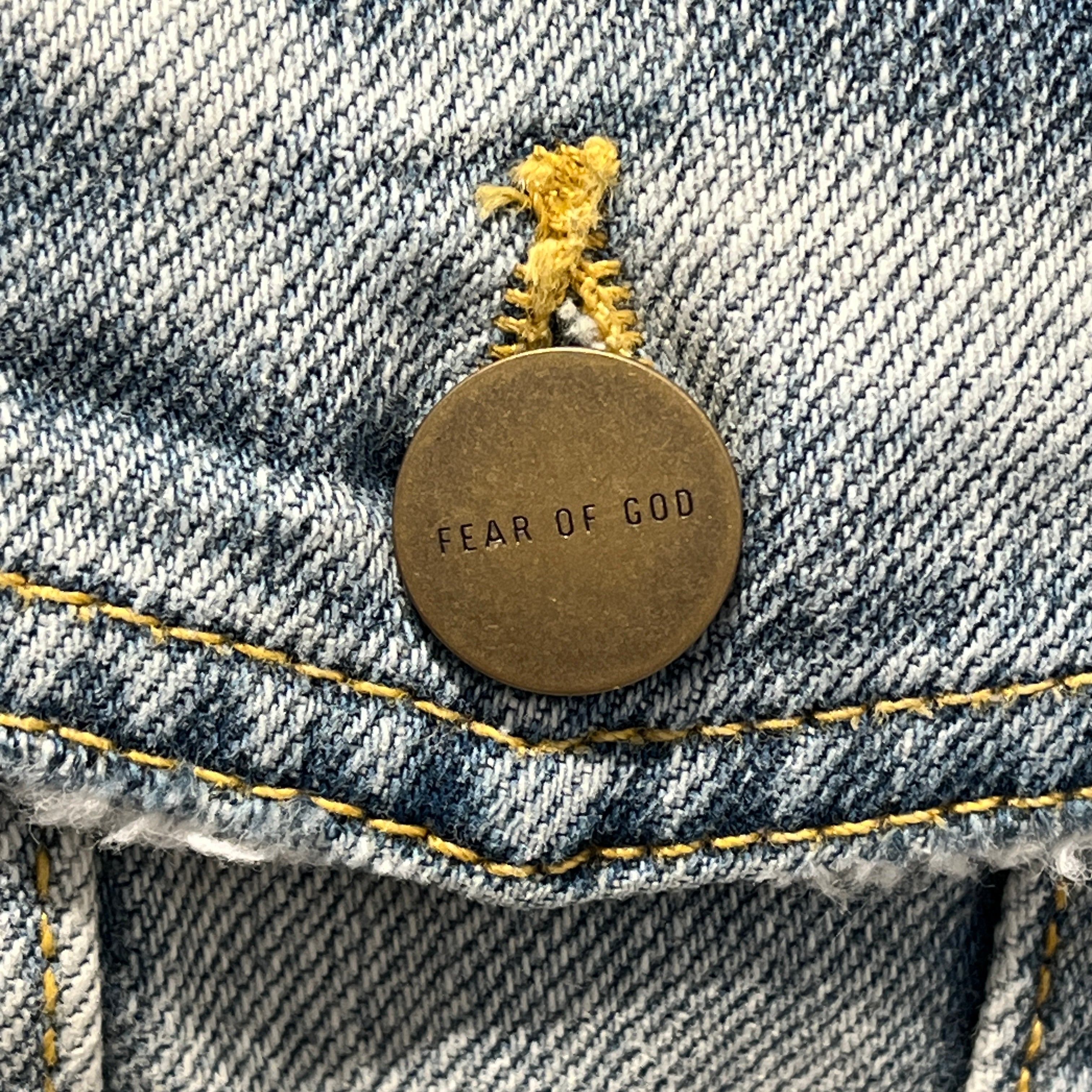 FEAR OF GOD/Denim Jkt/S/Denim/BLU/7TH COLLECTION TRUCKER JACKET view 11