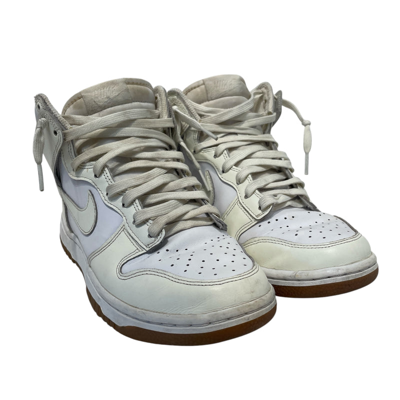 NIKE/Hi-Sneakers/US 8/Leather/CRM/Nike Dunk High Sail Gum