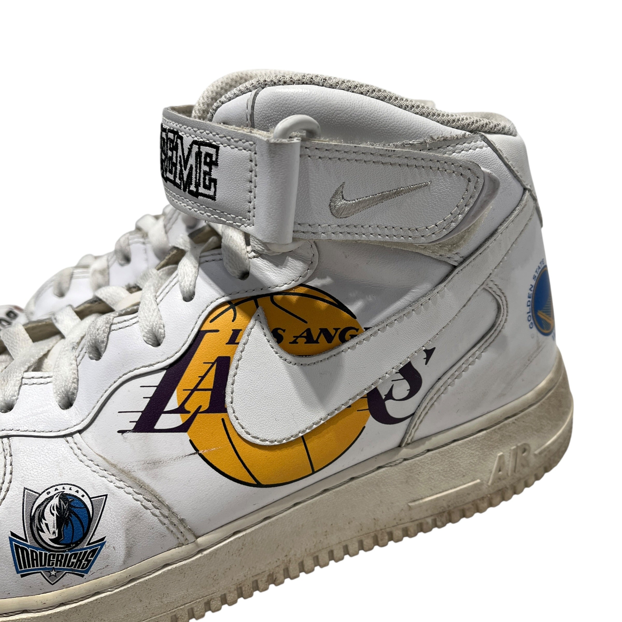 NIKE/Supreme/NBA/Hi-Sneakers/US 11.5/Leather/WHT/air force 1 nba teams view 16