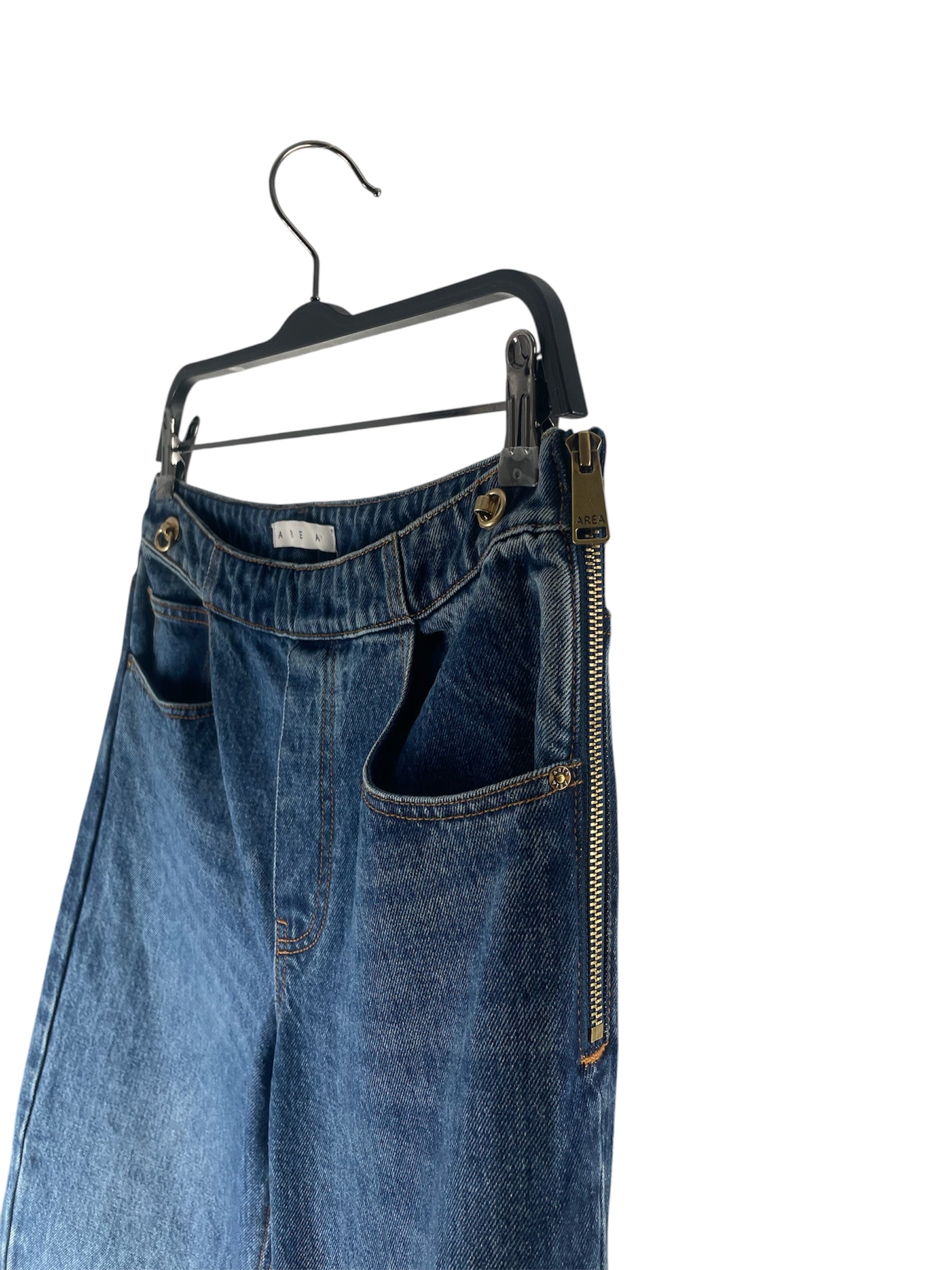 AREA/Straight Pants/29/Denim/BLU/ZIPPER SIDE DETAIL view 3