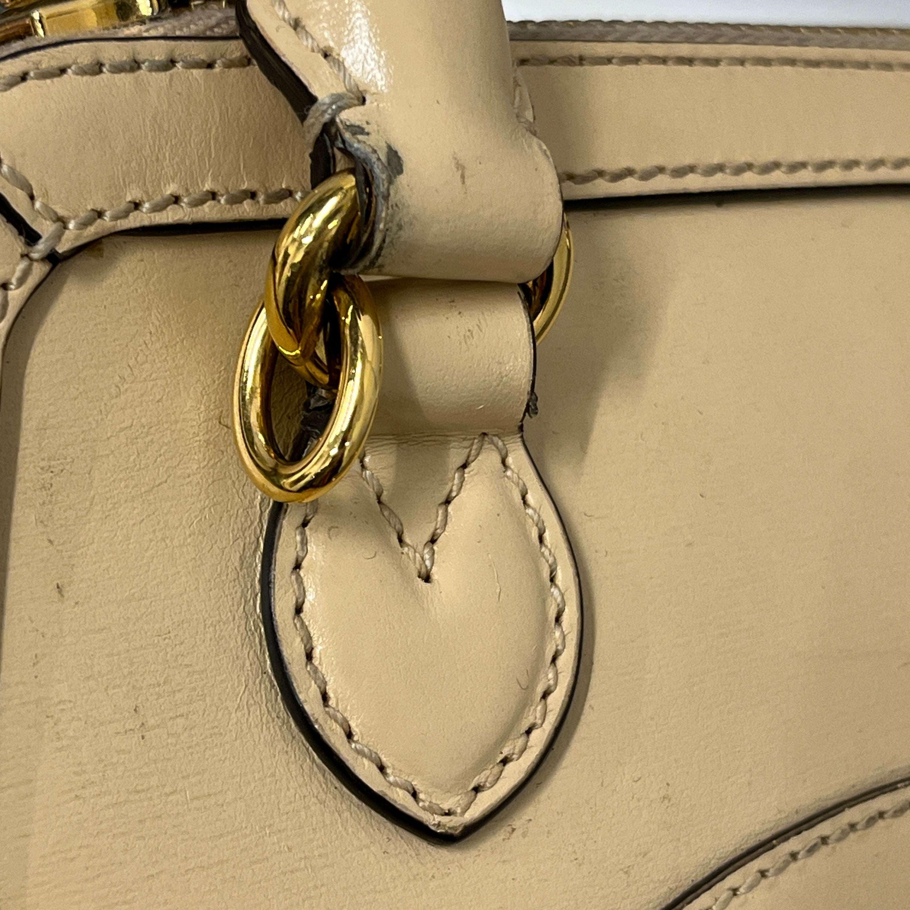 GUCCI/Cross Body Bag/S/Leather/BEG/HORSE BIT 1955 CROSSBODY BAG view 8