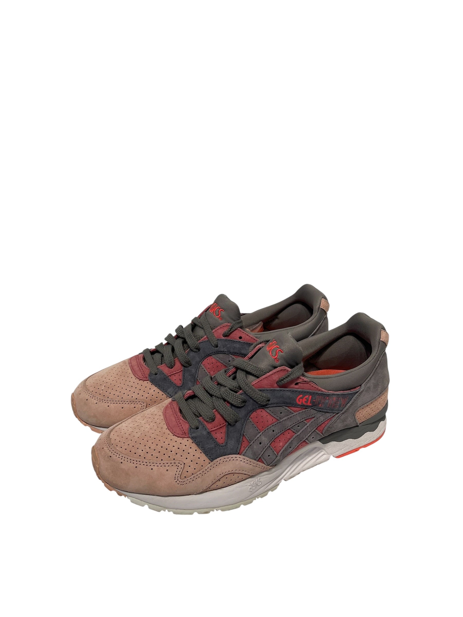 ASICS/Low-Sneakers/US 9.5/Suede/PNK/Gel Lyte V view 2