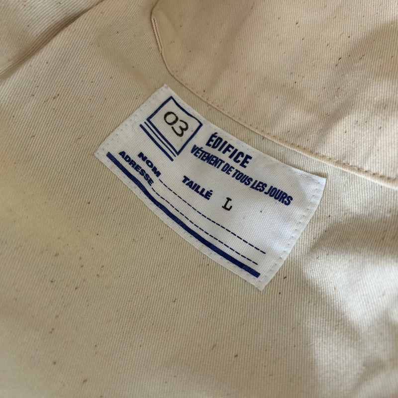EDIFICE/Jacket/L/Black/WAX/Cotton