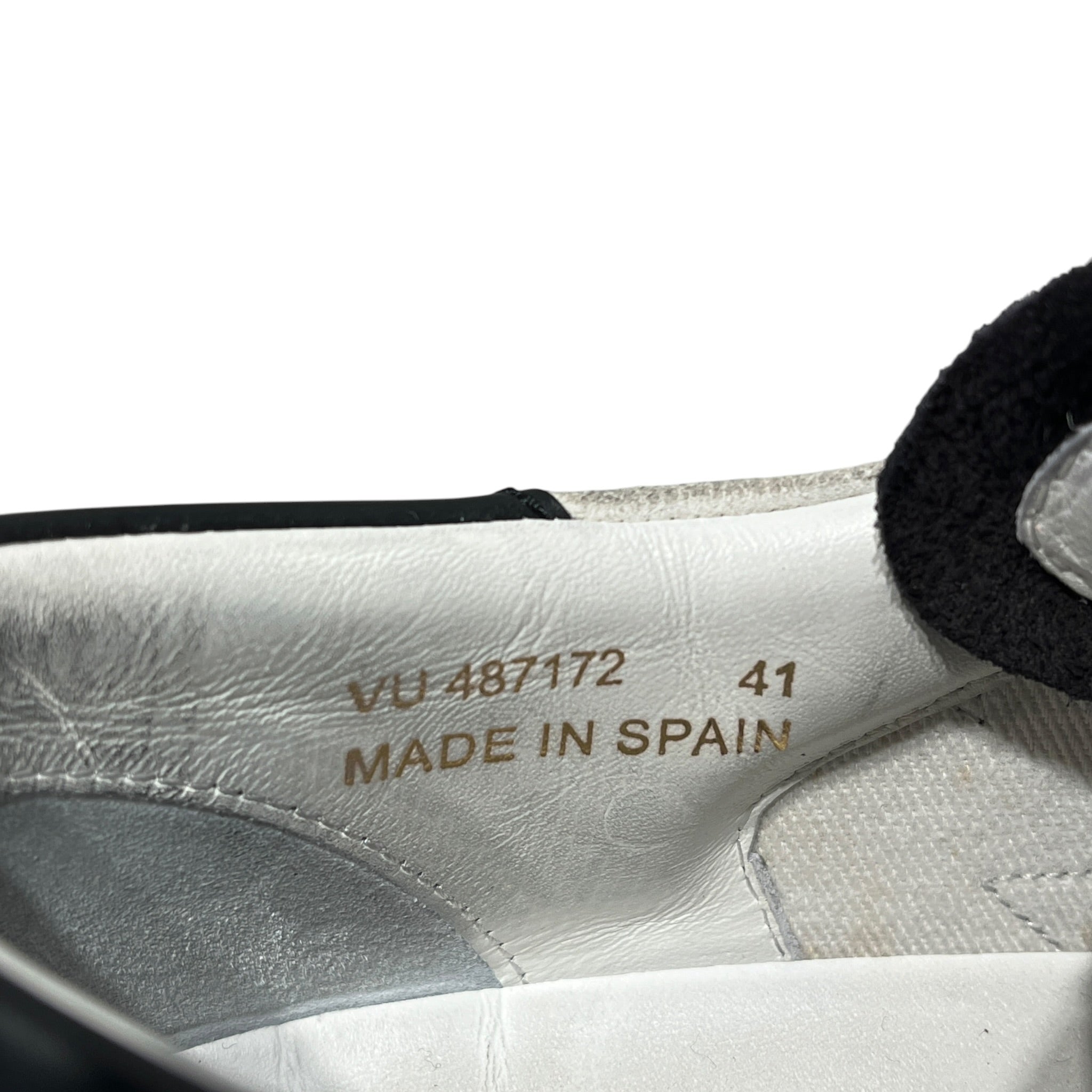 SAINT LAURENT/Low-Sneakers/US 8/All Over Print/Suede/WHT/BLK STARS/BLK HEEL view 9