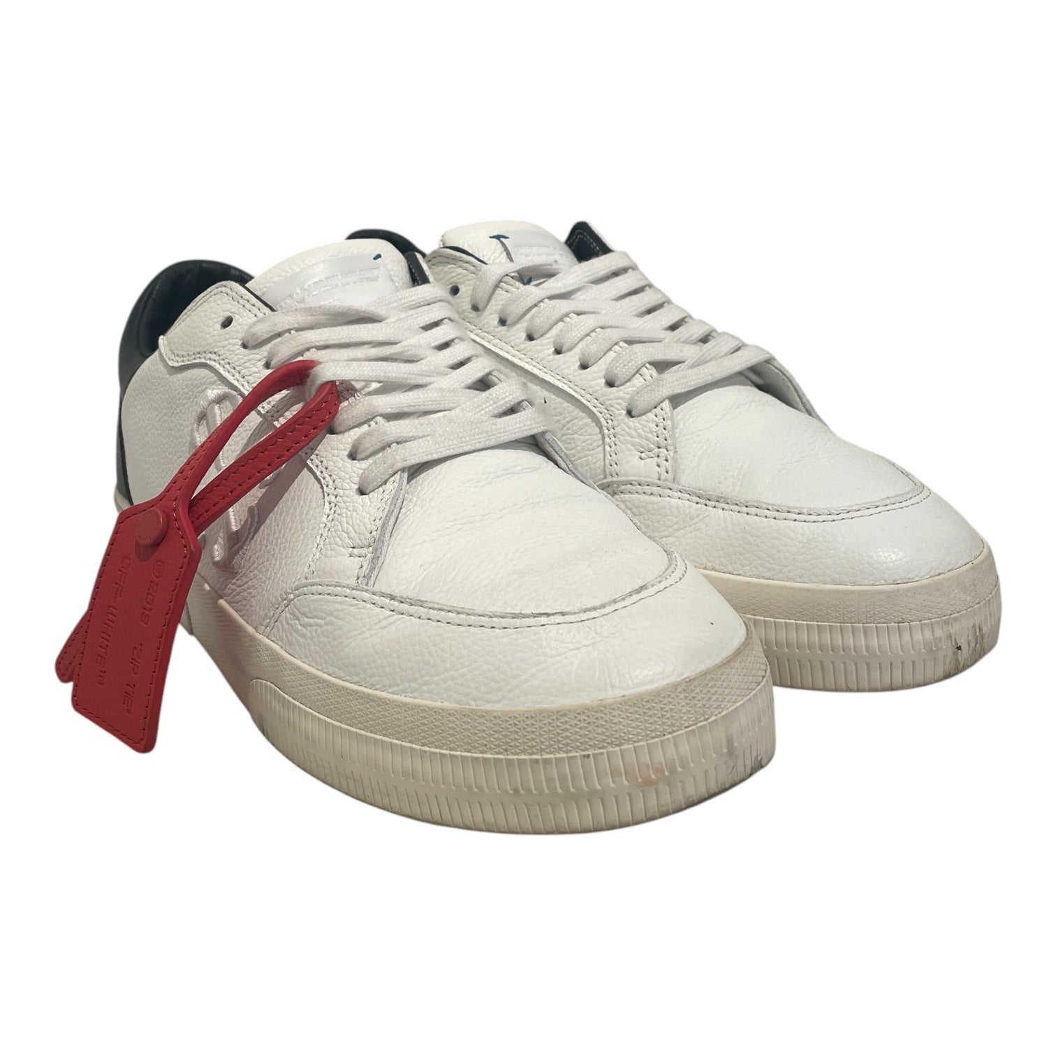 OFF-WHITE/Low-Sneakers/EU 43/Leather/WHT/New Vulcanized Low view 1