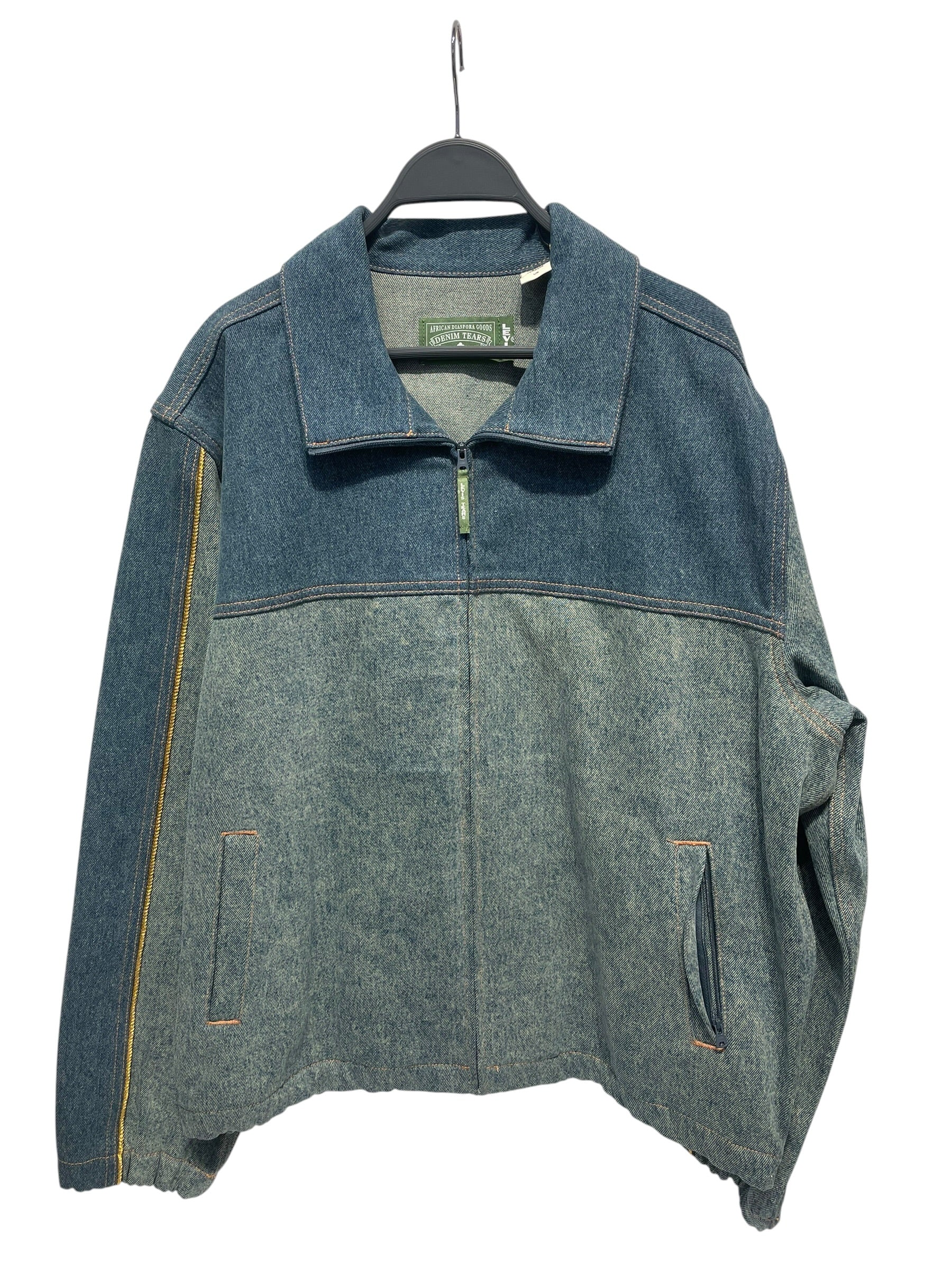 DENIM TEARS/Denim Jkt/L/Denim/IDG/2 TONE DENIM JKT NWT view 1