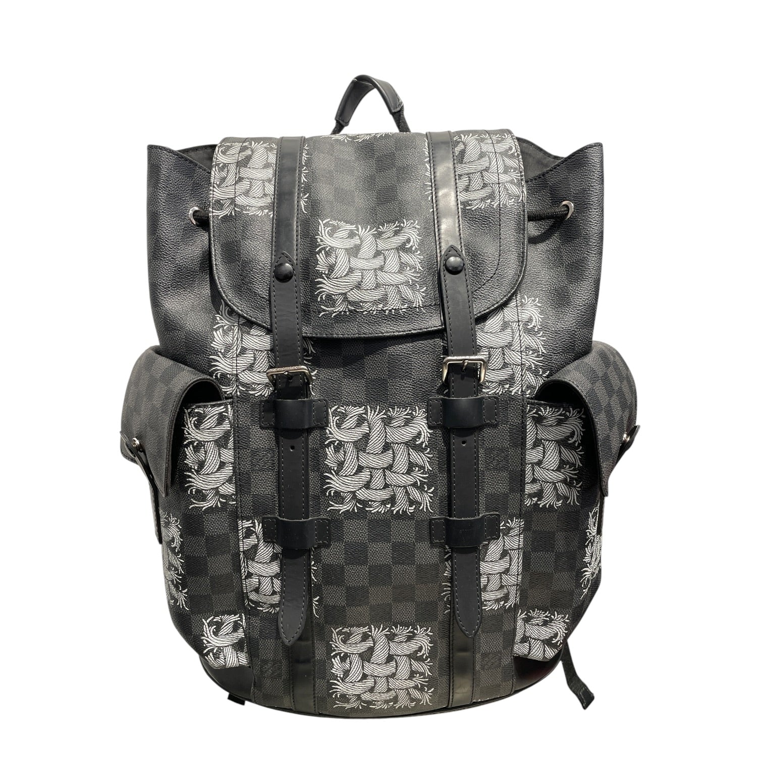 LOUIS VUITTON/Backpack/Graphic/Leather/BLK/LOUIS VUITTON CHRISTOPHER view 1