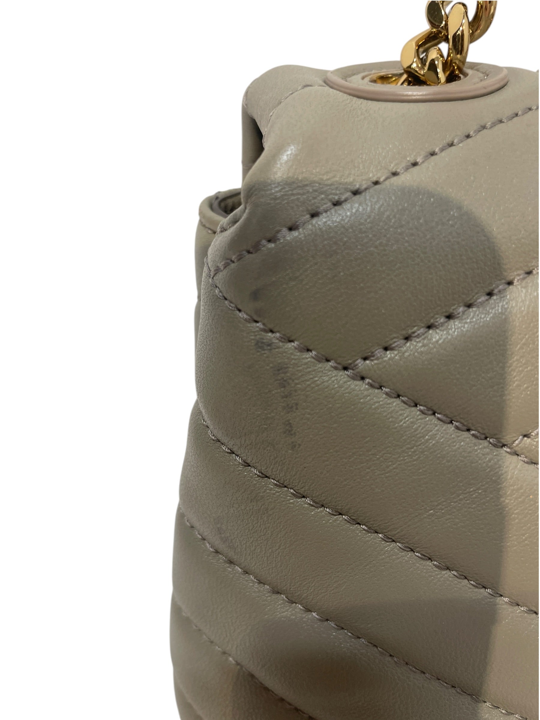 TORY BURCH/Bag/Stripe/Leather/GRY/Kira Shoulder Bag view 7