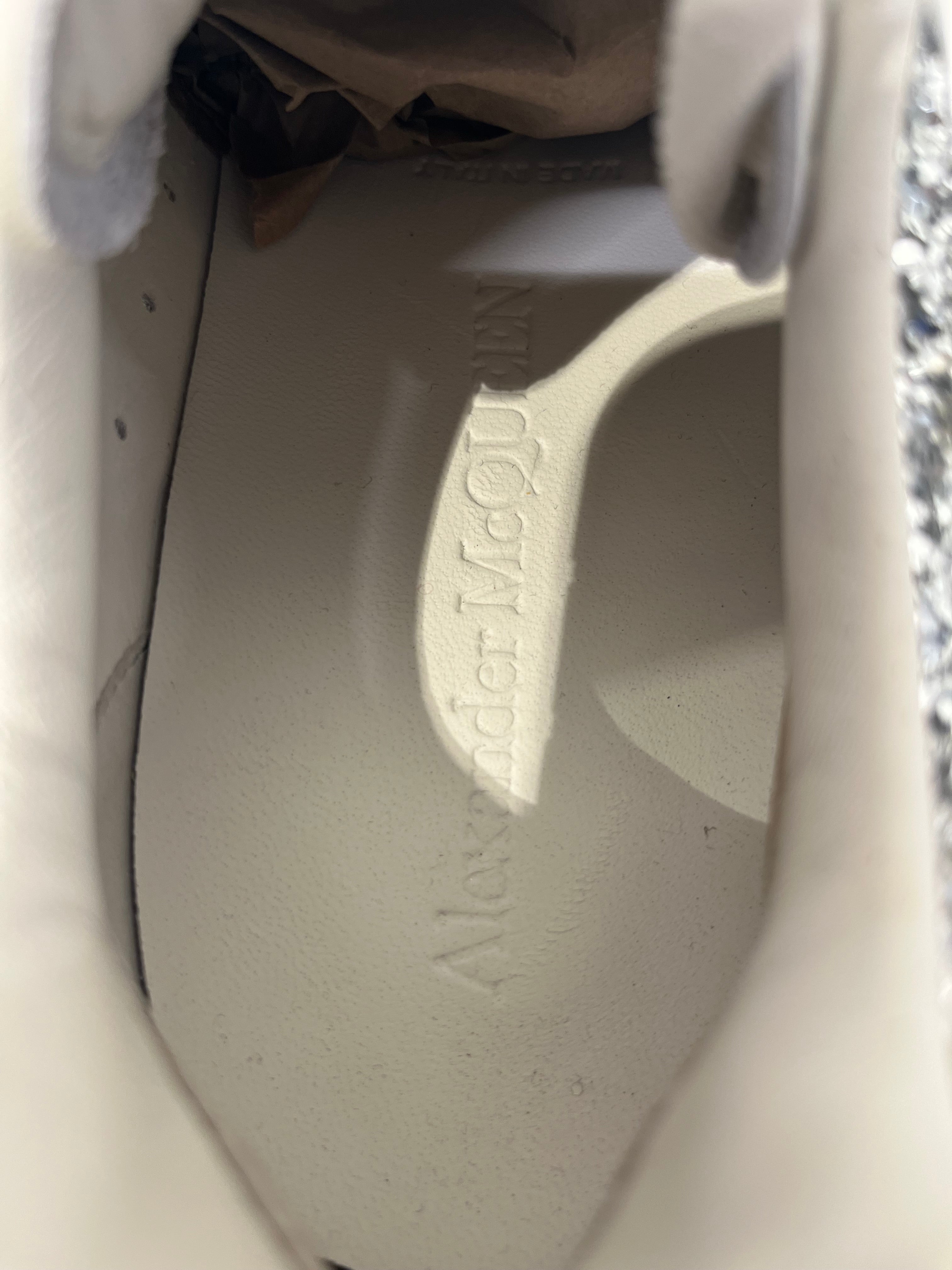 Alexander McQueen/Low-Sneakers/US 7.5/Leather/WHT/ view 3