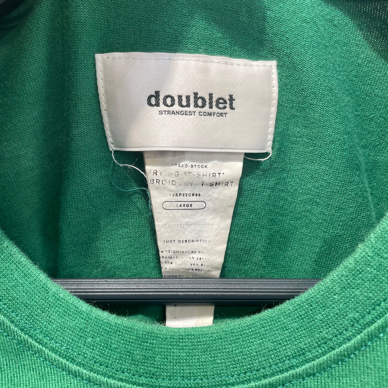 doublet/T-Shirt/L/Cotton/GRN/"T SHIRT"
