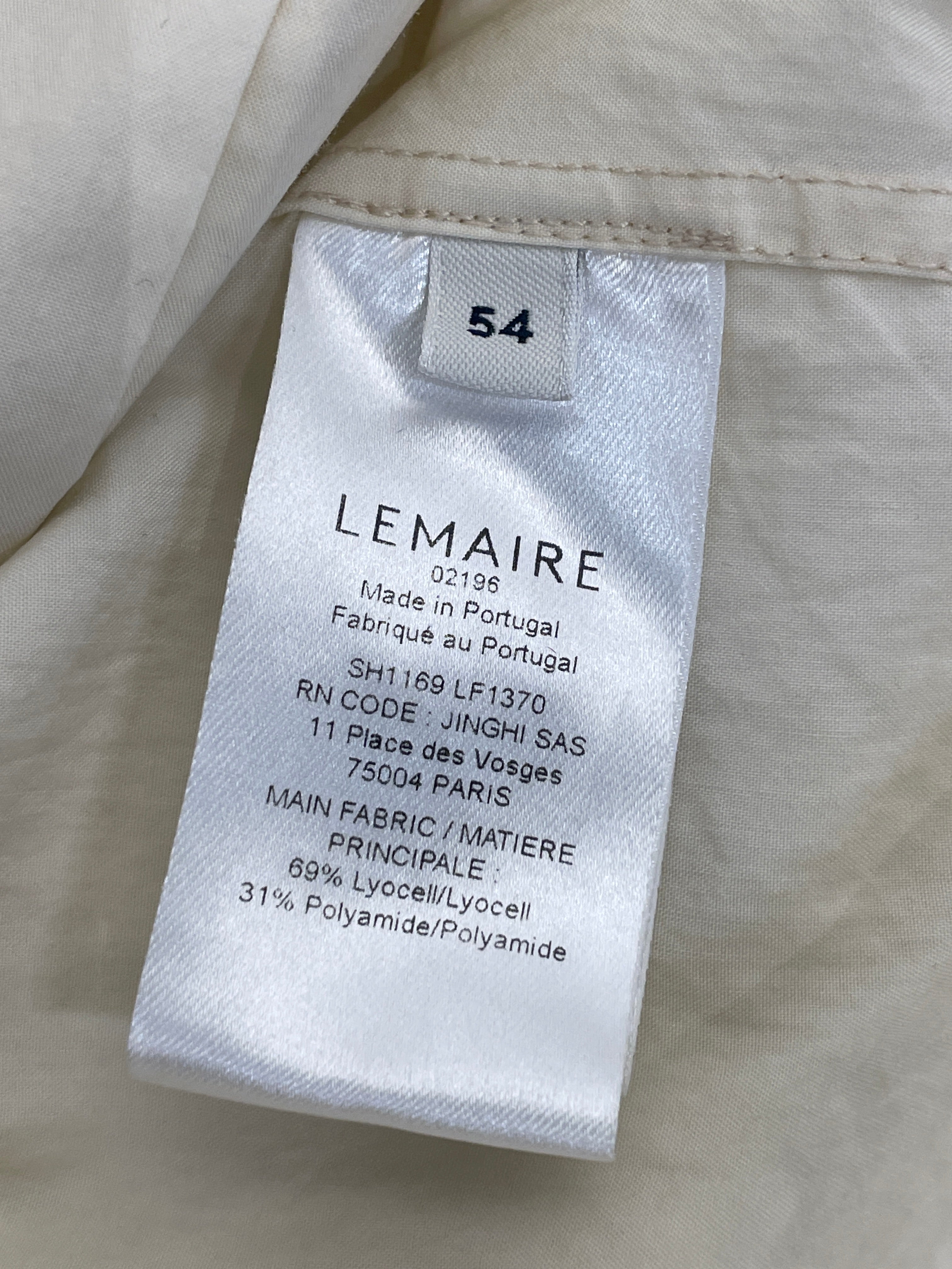 LEMAIRE/LS Shirt/54/IVR/ view 4