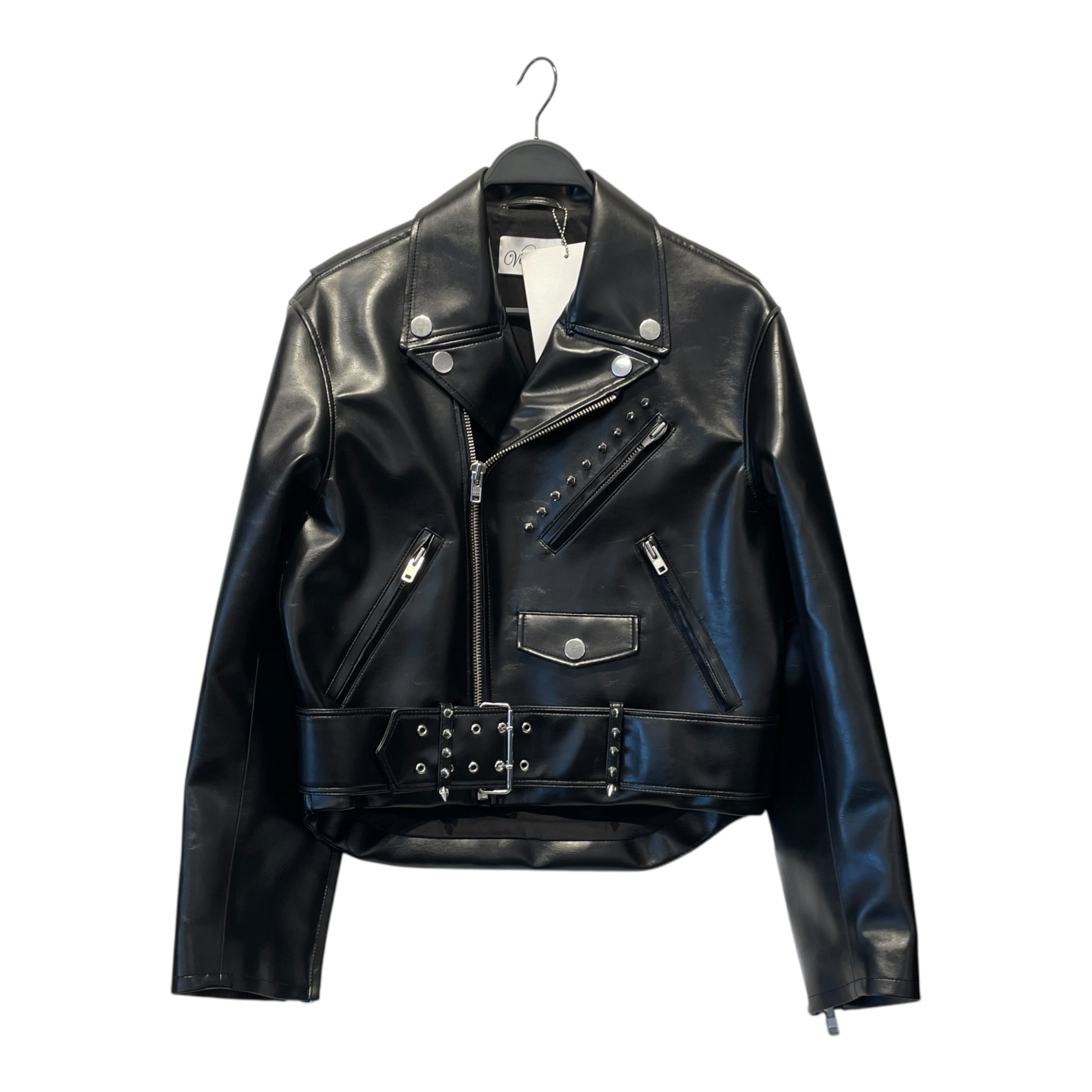 Vaquera/Leather Jkt/M/Faux Leather/BLK/ view 1