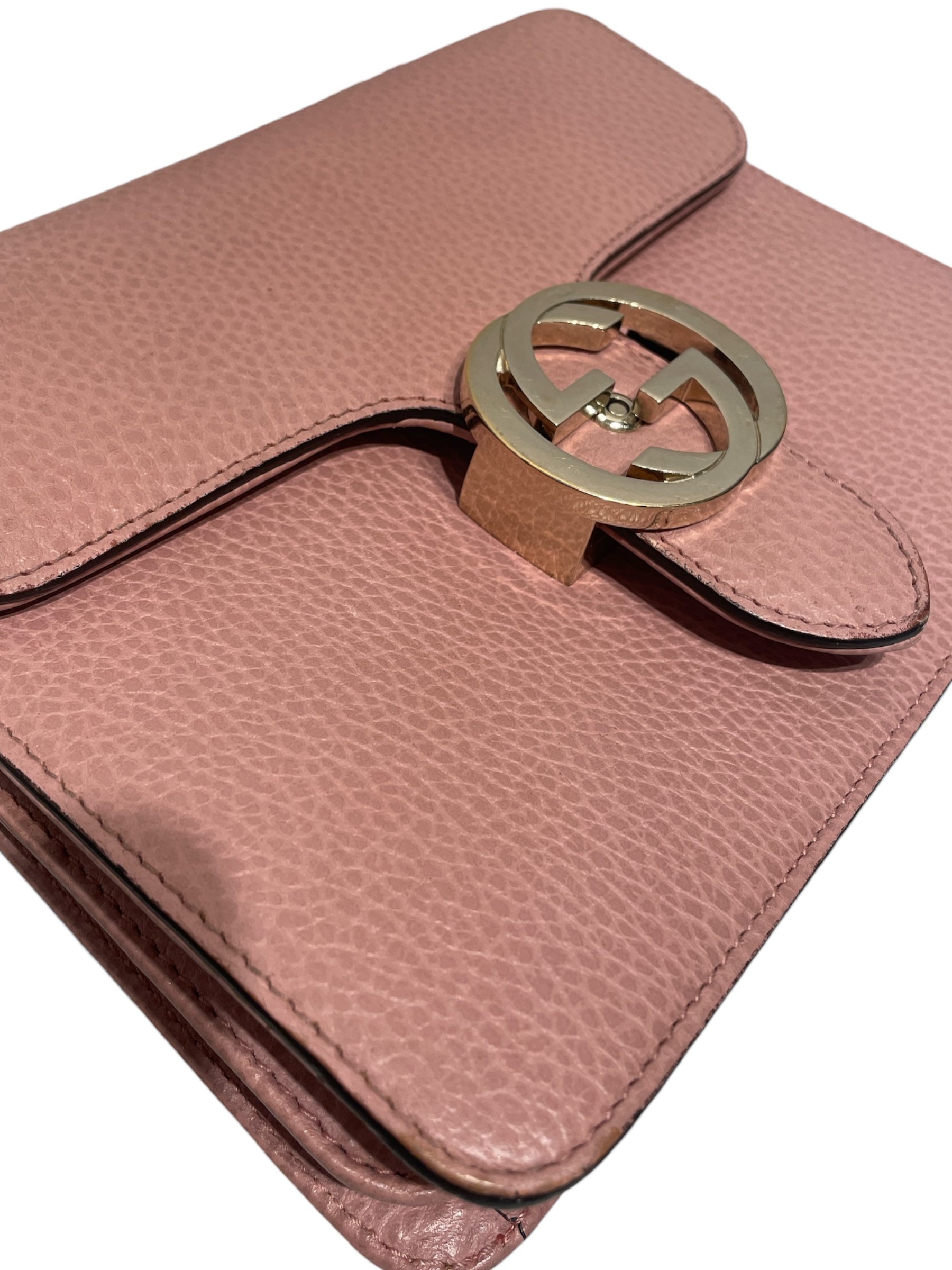 GUCCI/Cross Body Bag/Leather/PNK/interlocking GG small view 6