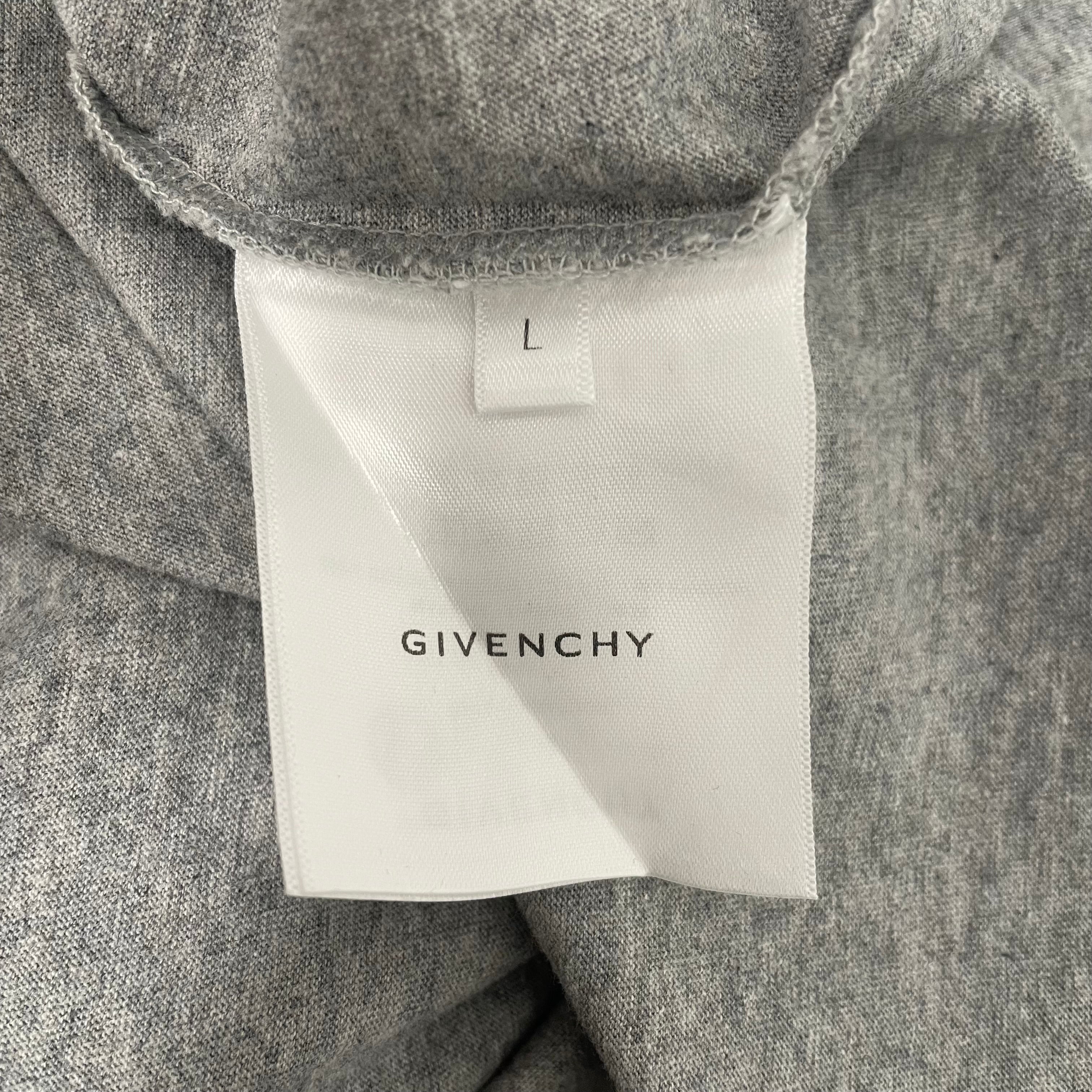 GIVENCHY/T-Shirt/L/Cotton/GRY/All Over Print/FLOWER view 4