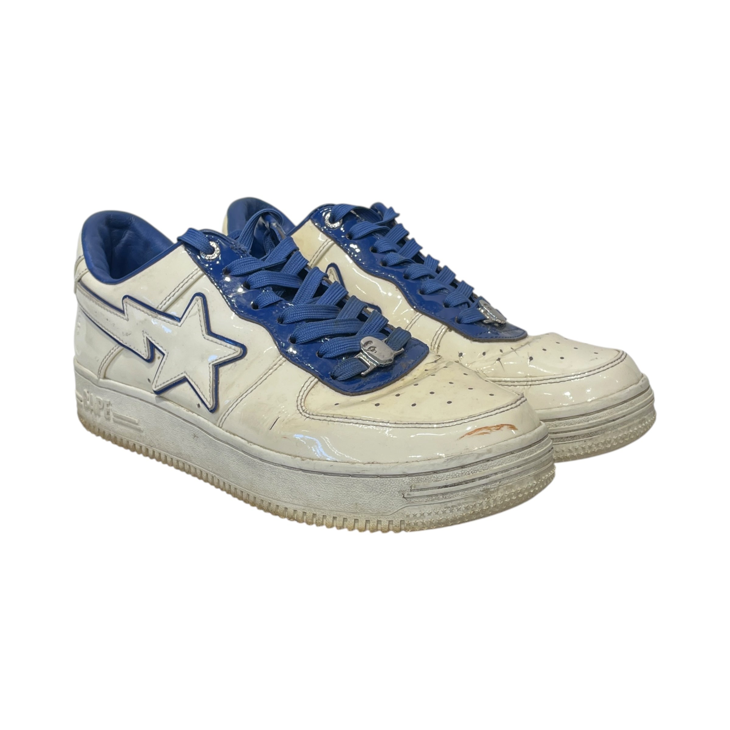 BAPE STA!/Low-Sneakers/US 10/Leather/WHT/ view 1