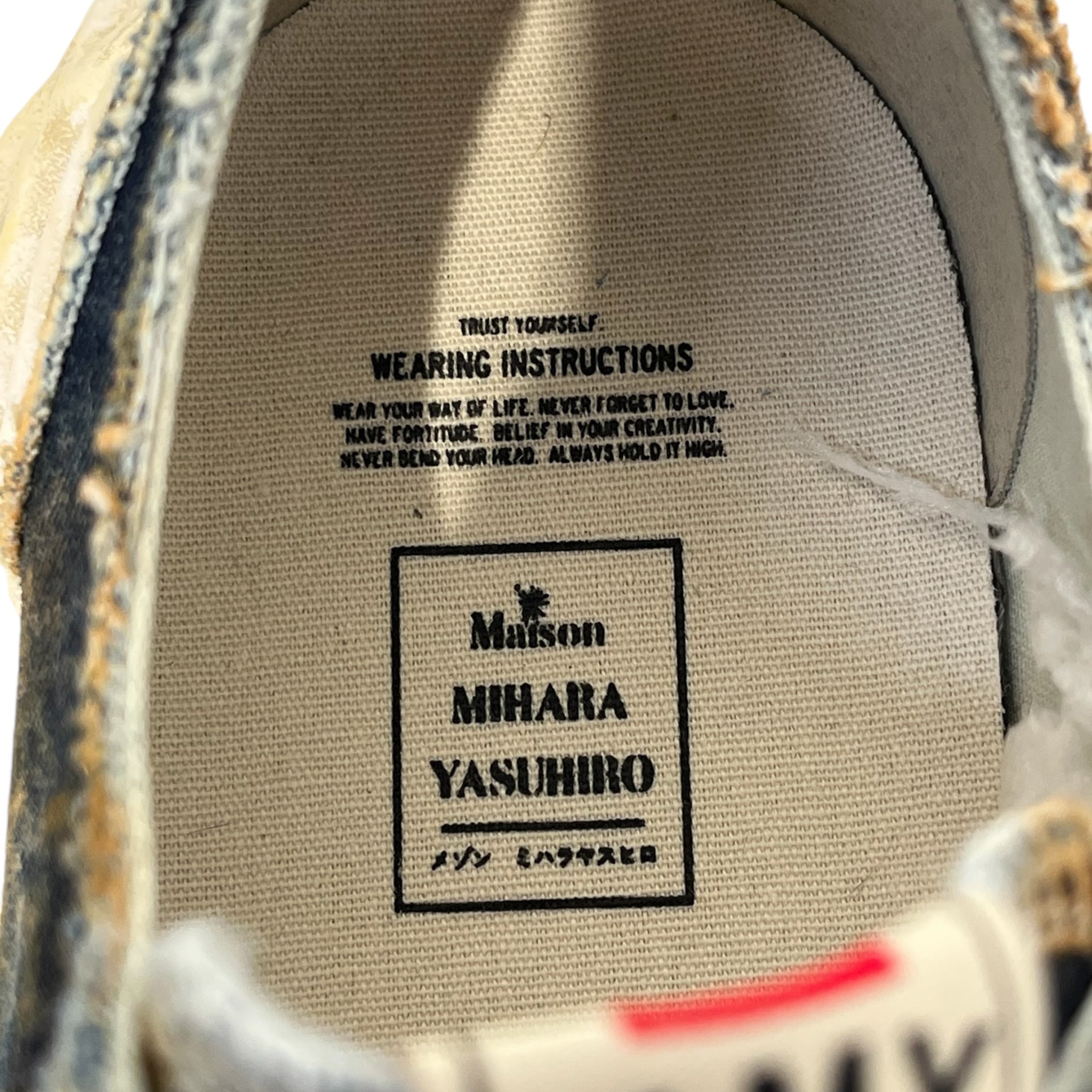 MIHARA YASUHIRO/Low-Sneakers/EU 44/Denim/BLU/Denim used look view 8