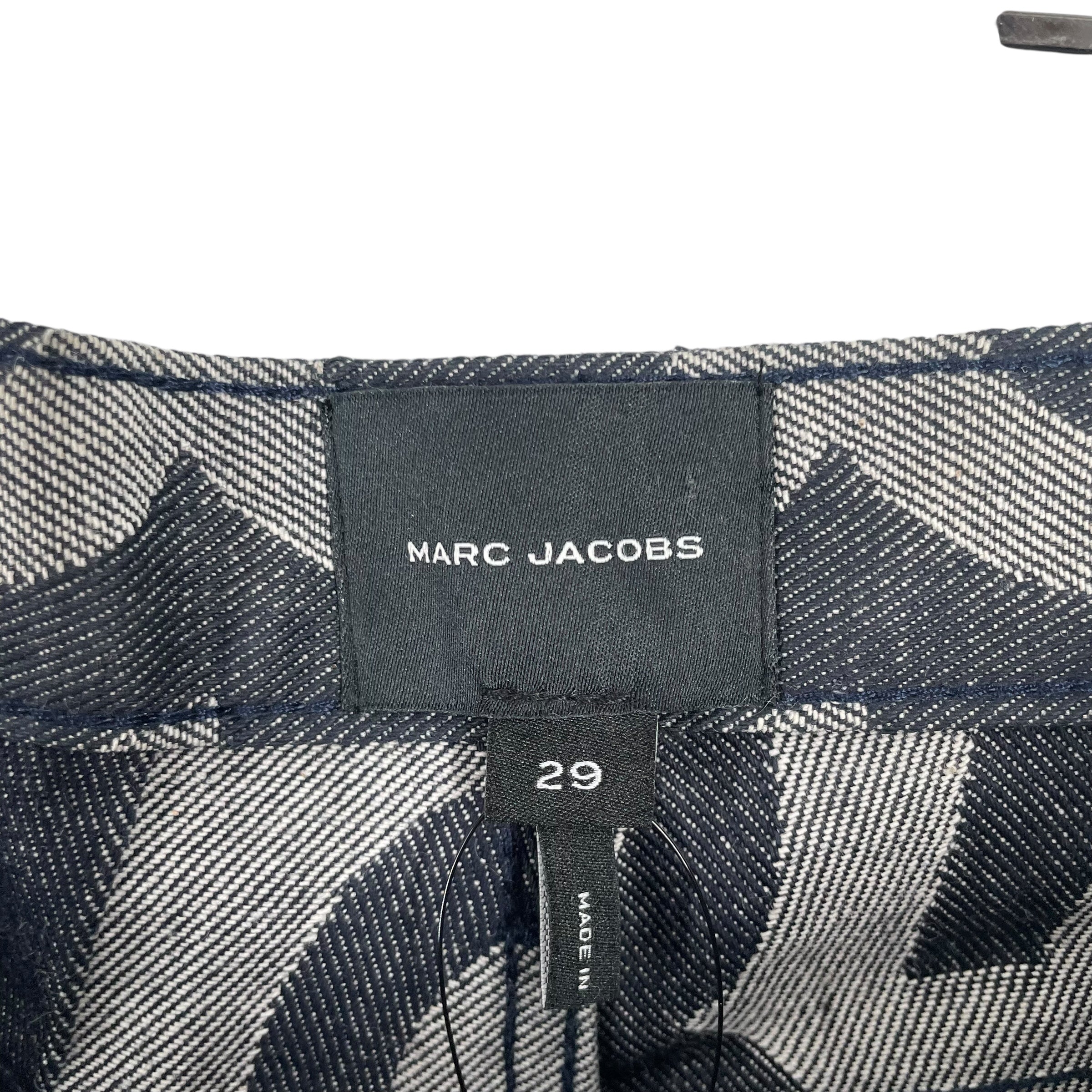 MARC JACOBS/Wide Leg Pants/29/Denim/BLU/text all over view 3