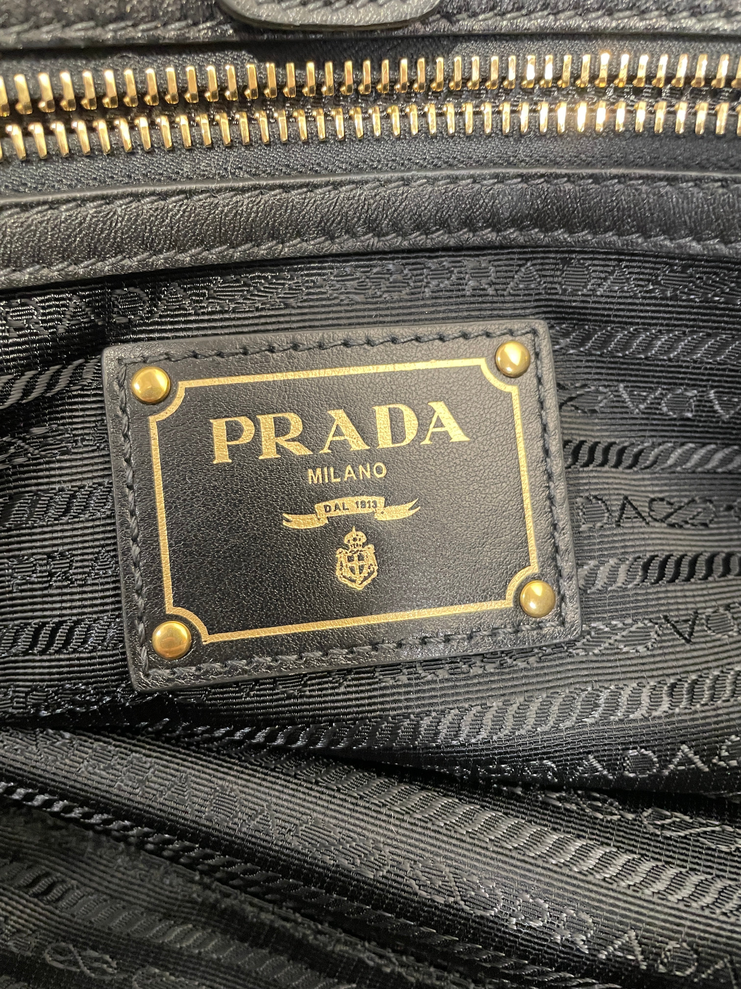 PRADA/Bag/Leather/BLK/158 Soft Bauletto view 5