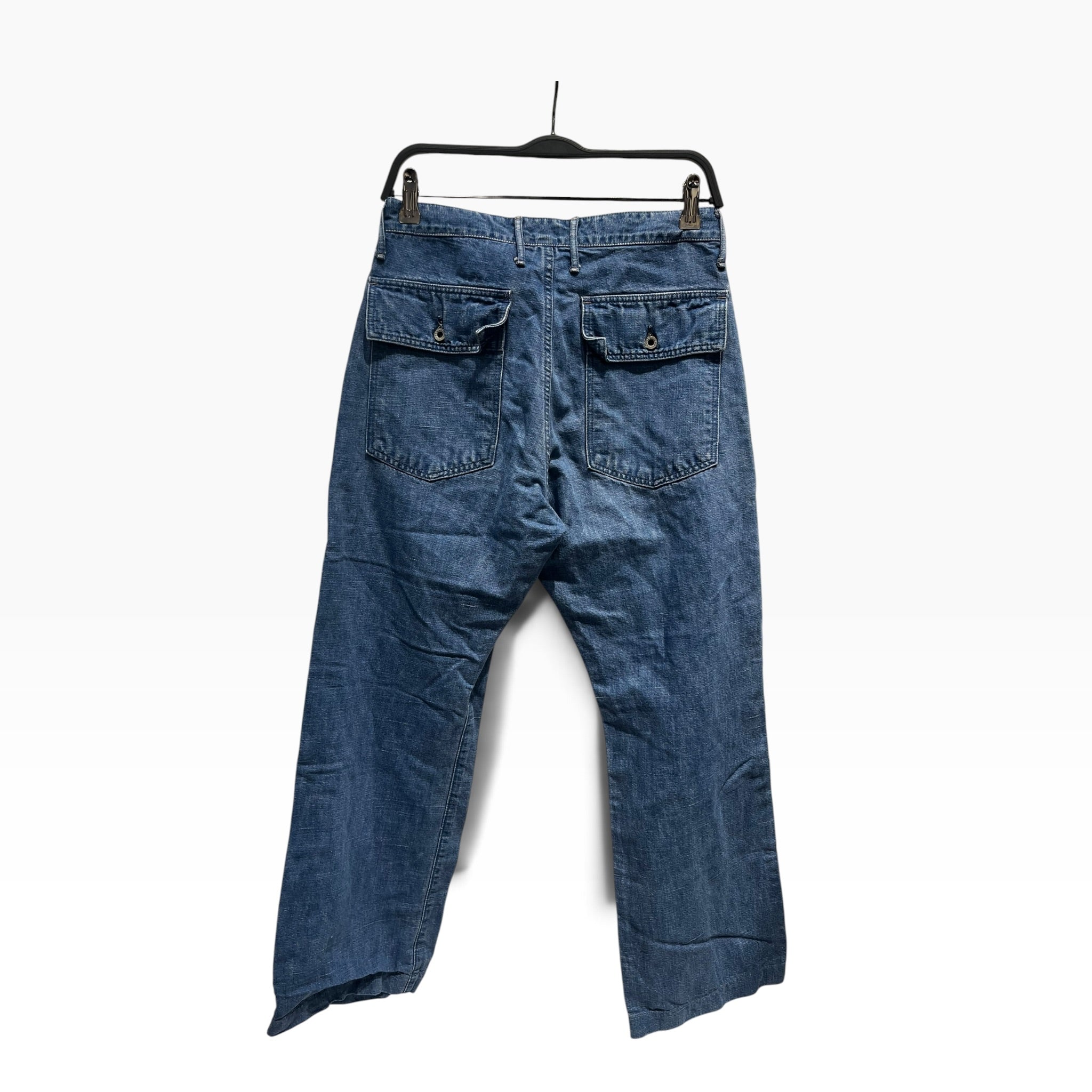 KAPITAL/Bootcut Pants/L/Denim/IDG/Raw Selvedge view 2