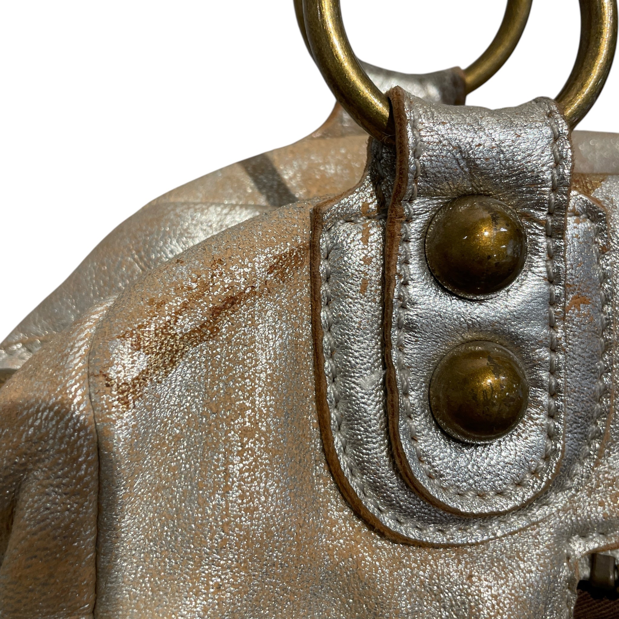 Linea Pelle/Hand Bag/Leather/SLV/metallic view 5