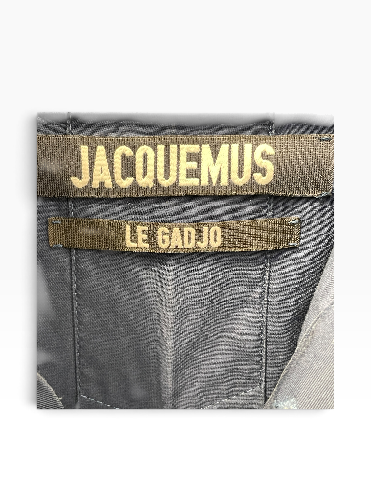 JACQUEMUS/Jacket/48/Cotton/NVY/DRAWSTRING WAIST view 3