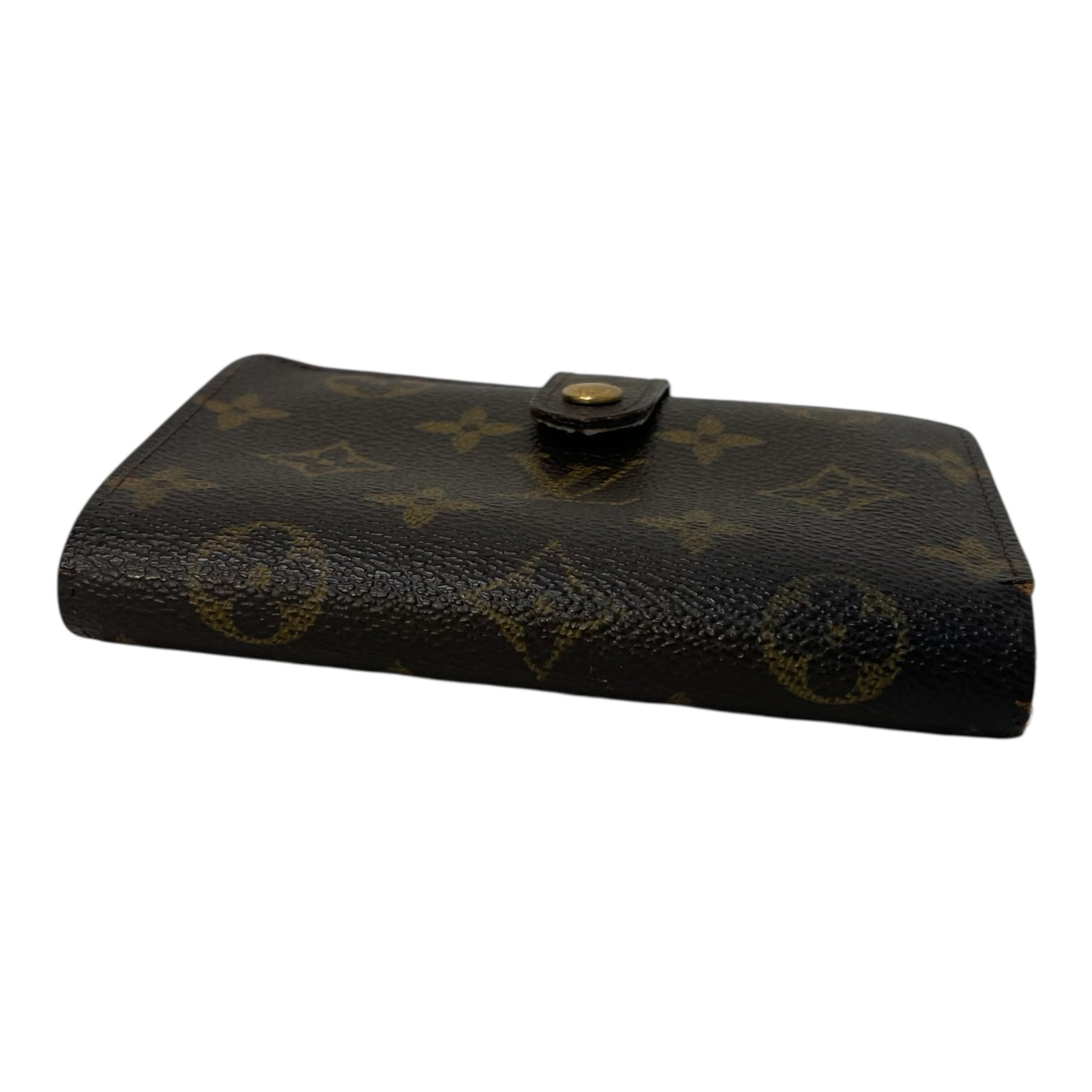 LOUIS VUITTON/Wallet/FREE/All Over Print/Leather/BRW/Clasp Wallet view 3