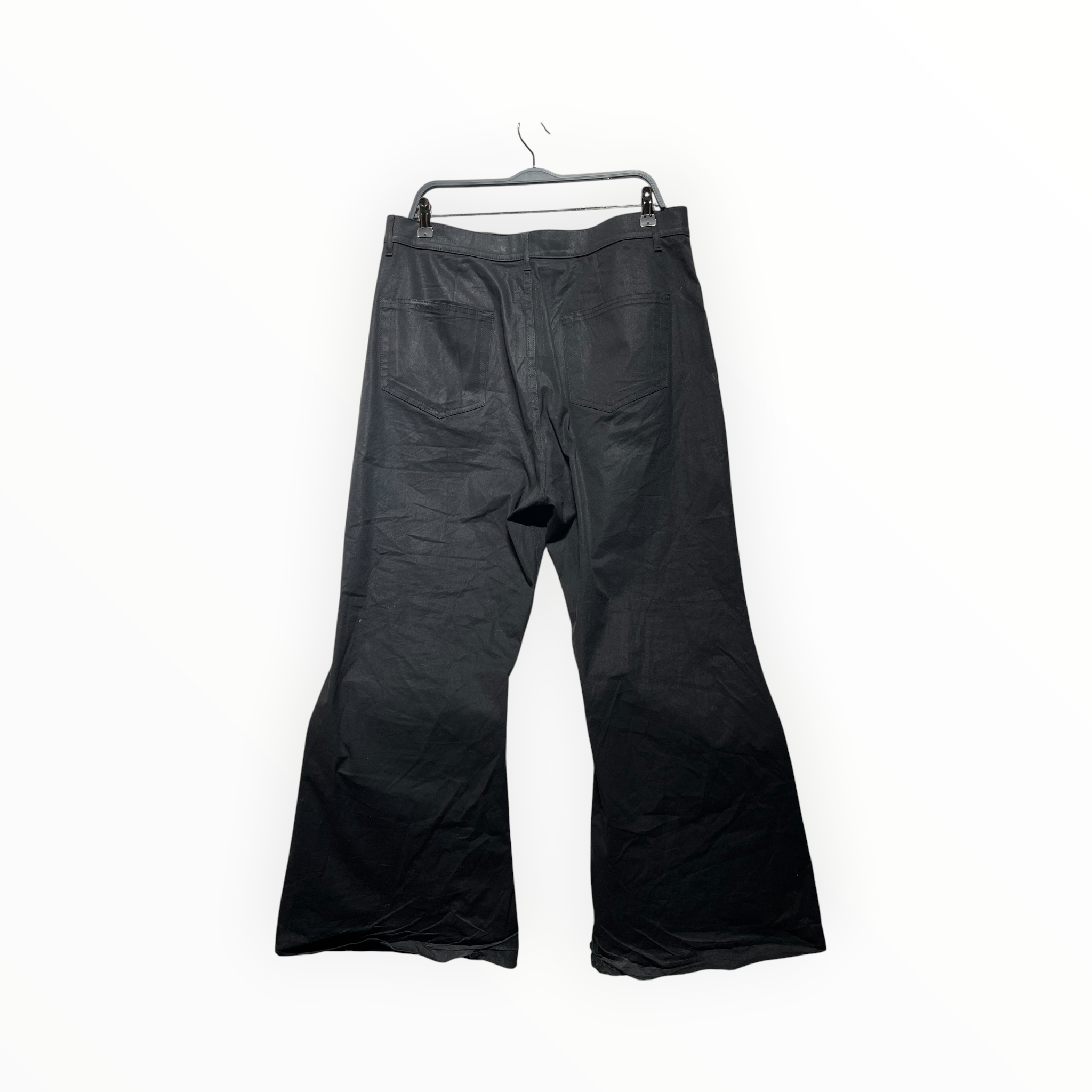 Rick Owens/Bootcut Pants/34/Cotton/BLK/bolan view 2