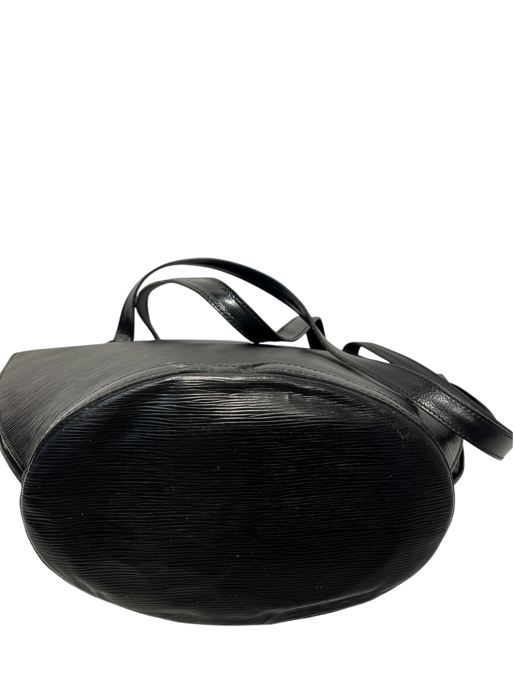 LOUIS VUITTON/Bag/Stripe/BLK/epi leather saint jacques gm view 5