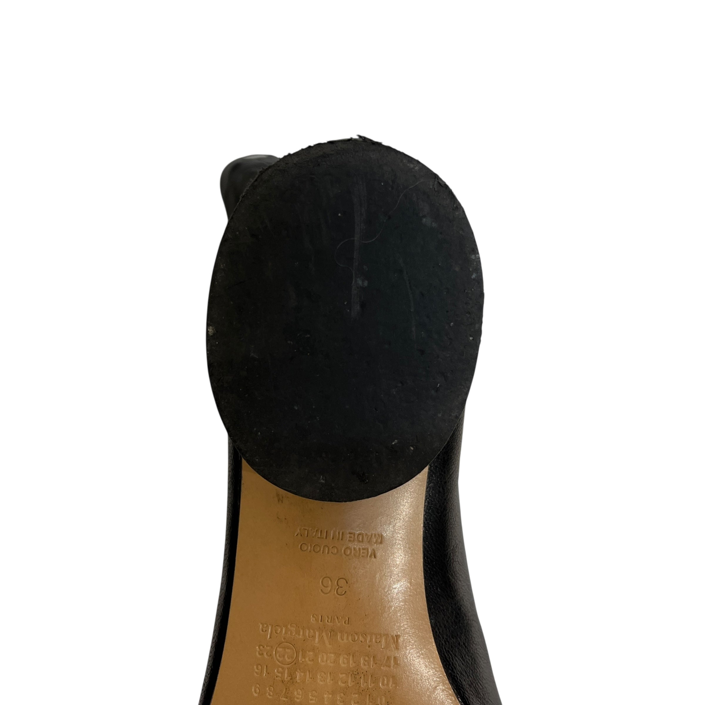 Maison Margiela/Heels/EU 36/Leather/BLK/S58WU0273 view 4