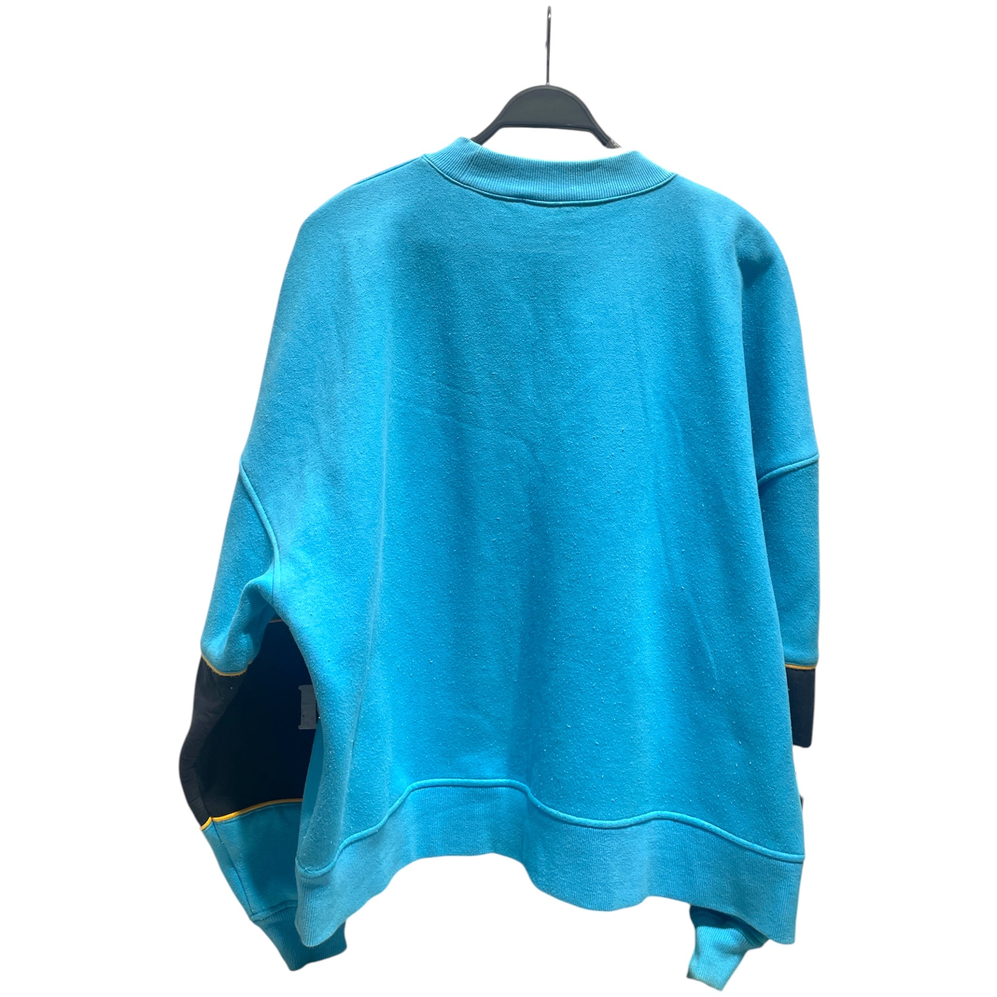 WILLY CHAVARRIA/K-SWISS/Sweatshirt/S/Cotton/BLU/No Human Being is Illegal Crew view 2