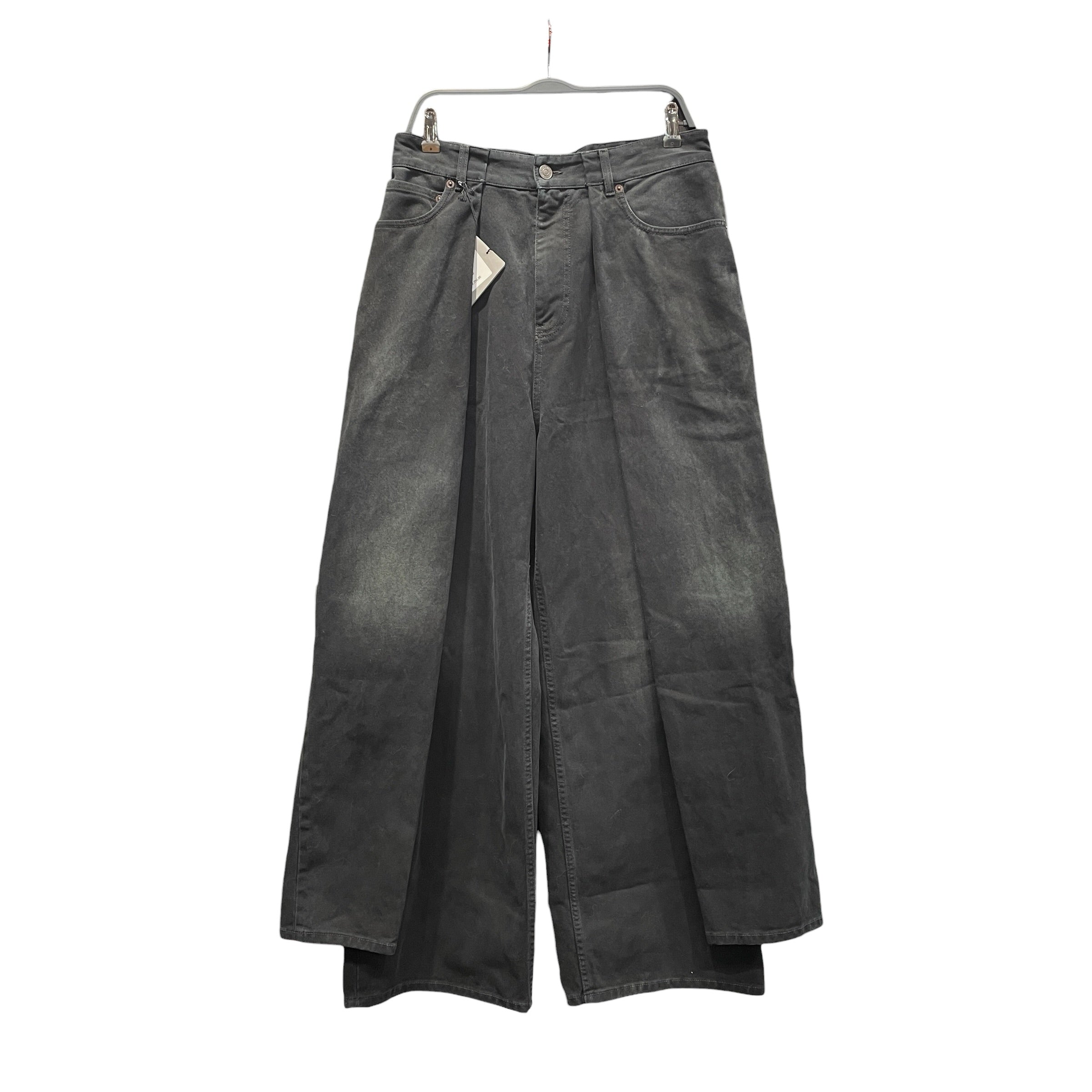 BALENCIAGA/Pants/S/BLK/Double sided jeans view 1