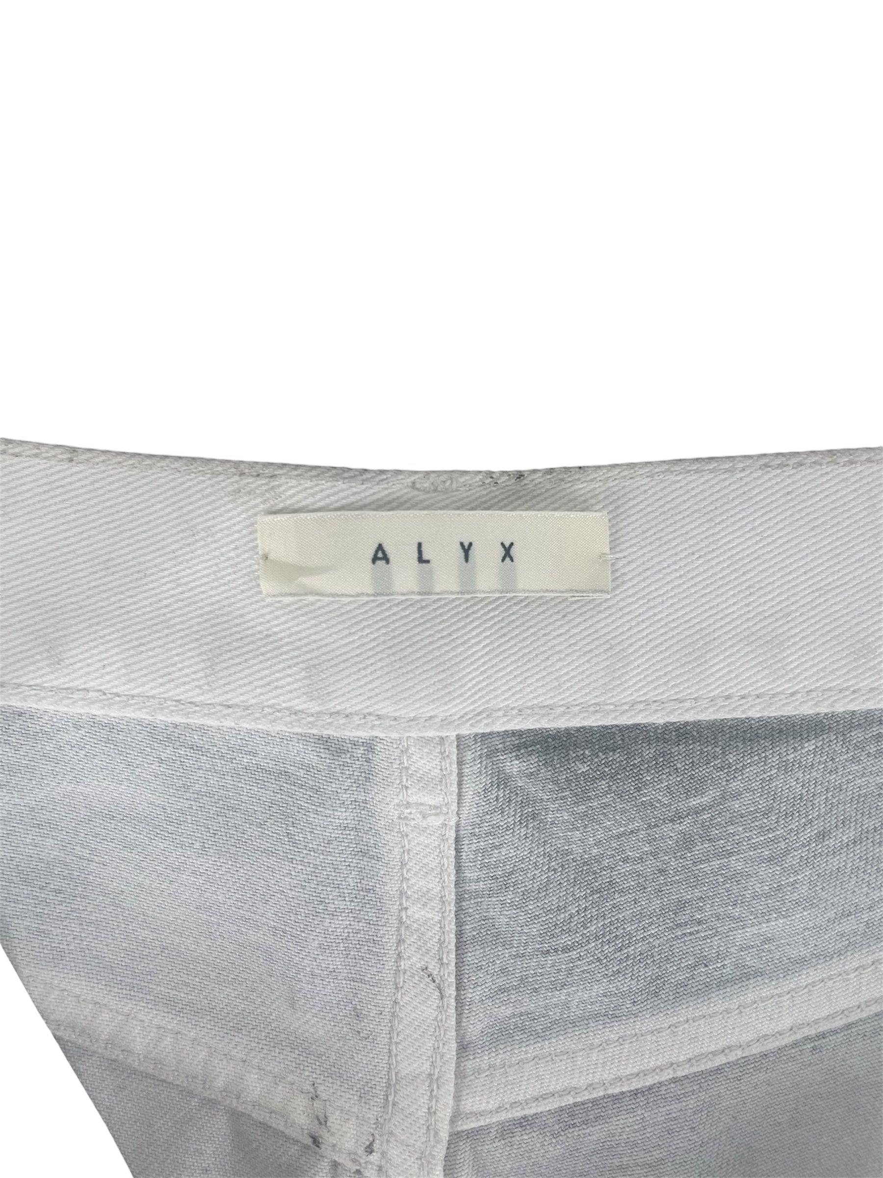 1017 ALYX 9SM(ALYX)/Skinny Pants/27/Denim/BLK/Button Fly/ACTUALLY BALLCHAIN SHORTS view 3