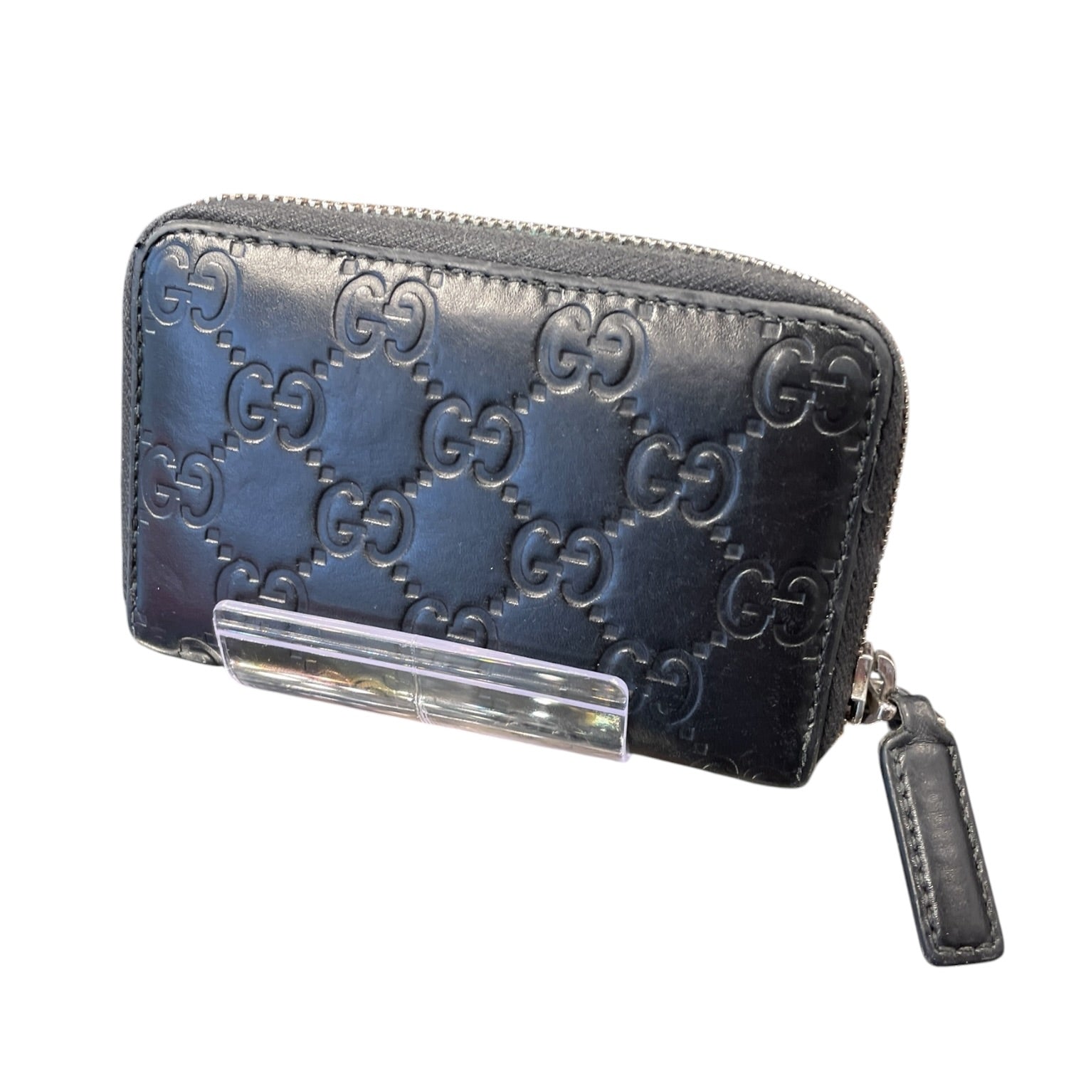 GUCCI/Bifold Wallet/Monogram/RED/MICROGUCCISSIMA view 2