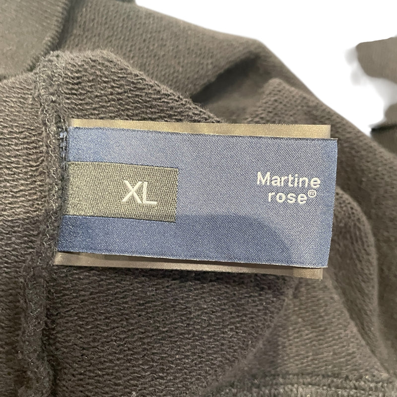 MARTINE ROSE/Sweatshirt/XL/Cotton/BLK/