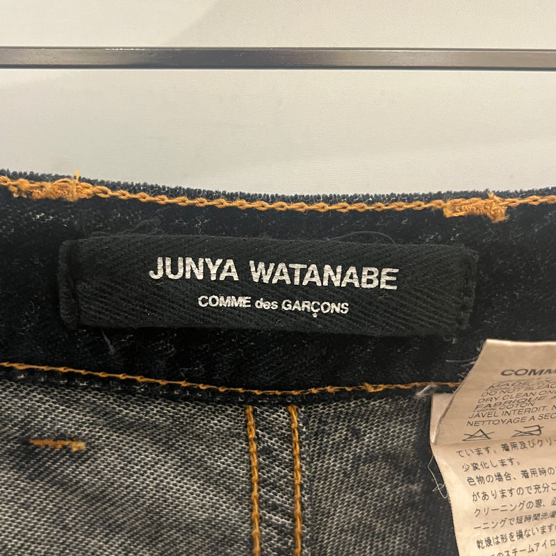 JUNYA WATANABE COMME des GARCONS/Skirt/S/BLK/2005 Velor Shorts