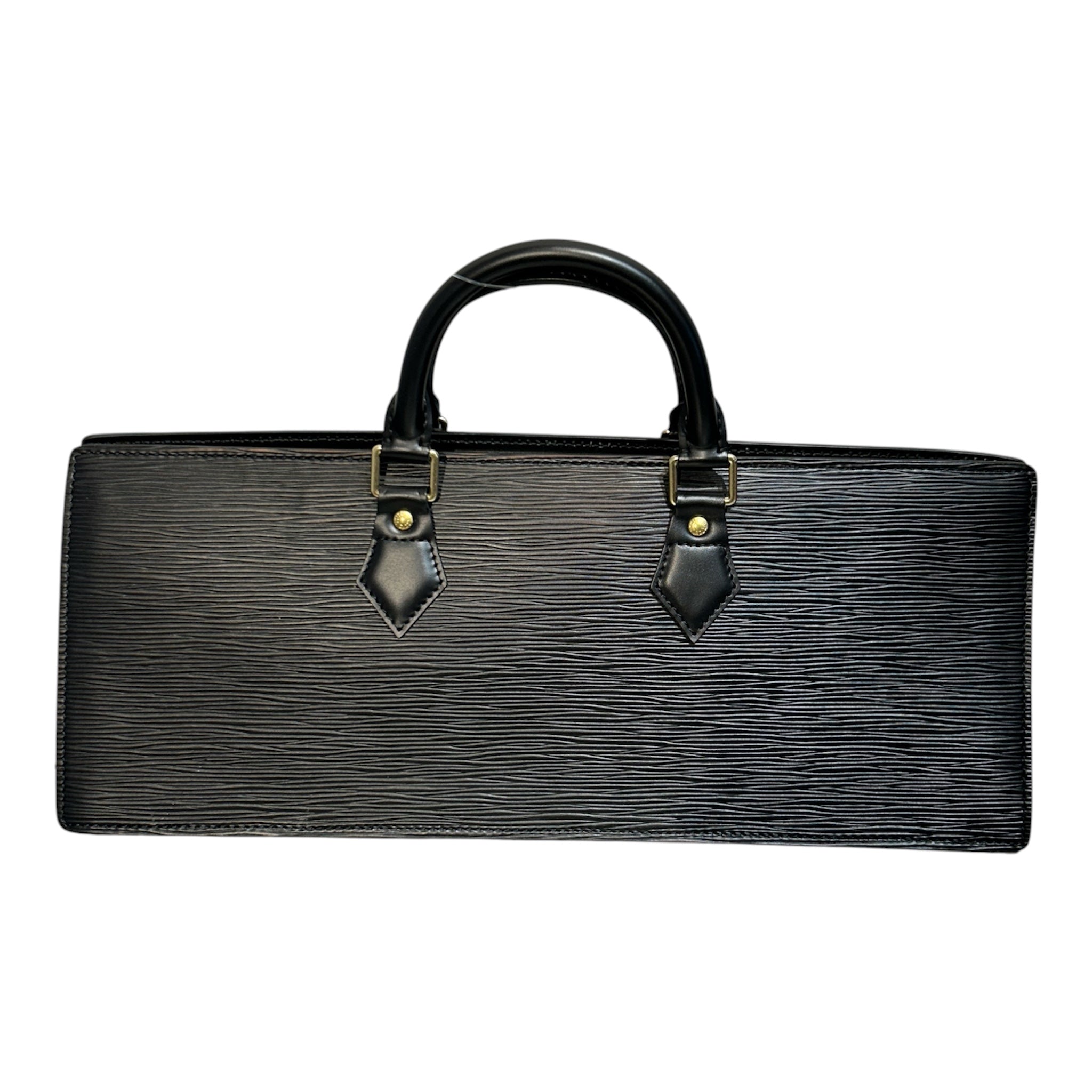 LOUIS VUITTON/Hand Bag/Leather/BLK/SAC TRIANGLE BAG view 2