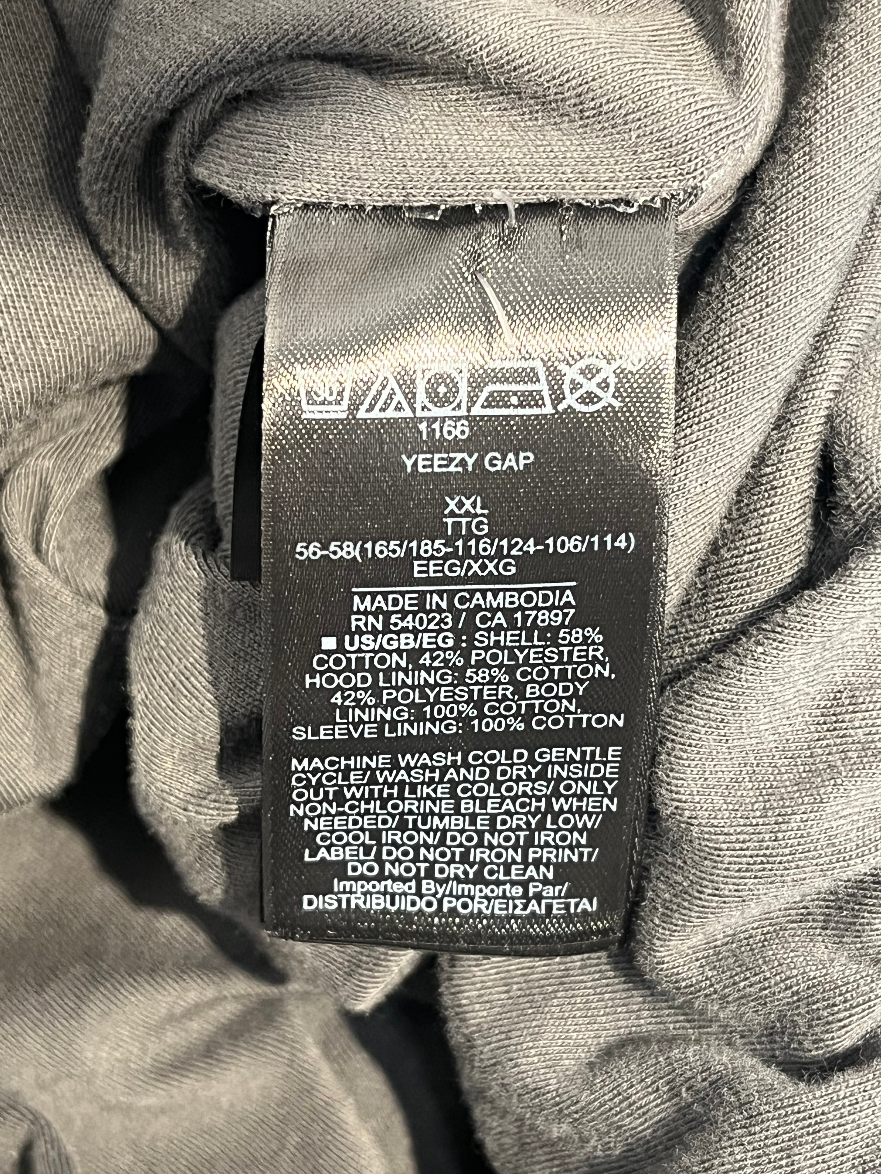 YEEZY GAP ENGINEERED BY BALENCIAGA/Hoodie/XXL/Cotton/GRY/GAP DOVE HOODIE view 4