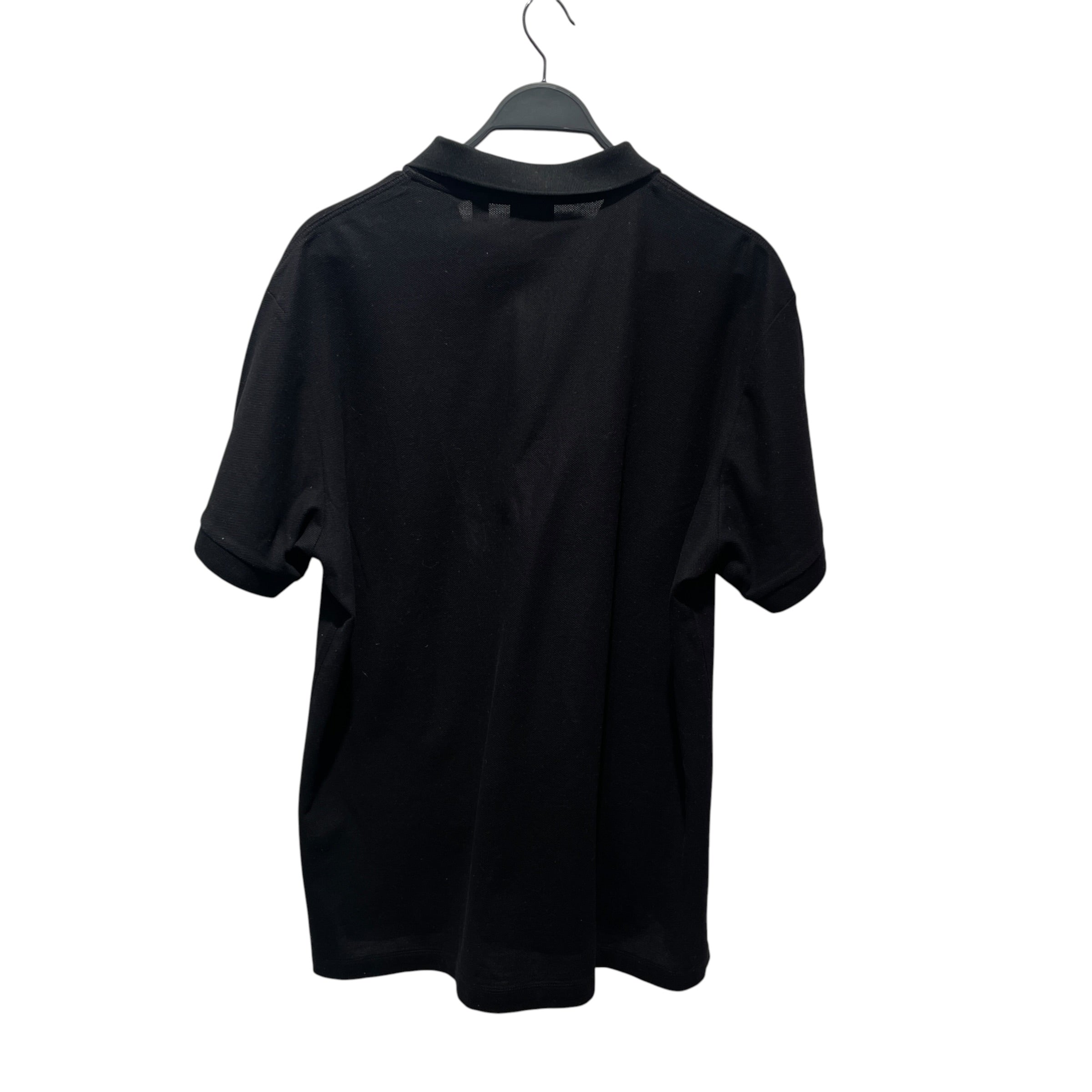 BURBERRY LONDON/Henleyneck CS/XXL/Cotton/BLK/eddie polo check pattern colla view 2