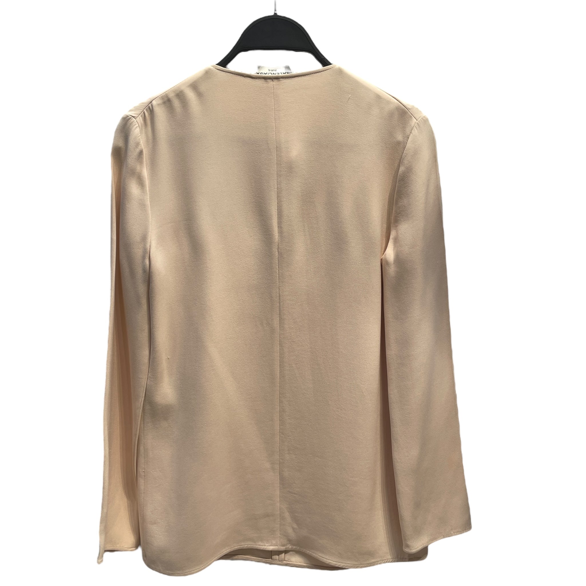 BALENCIAGA/LS Blouse/Silk/BLK/balenciaga. black dress view 2