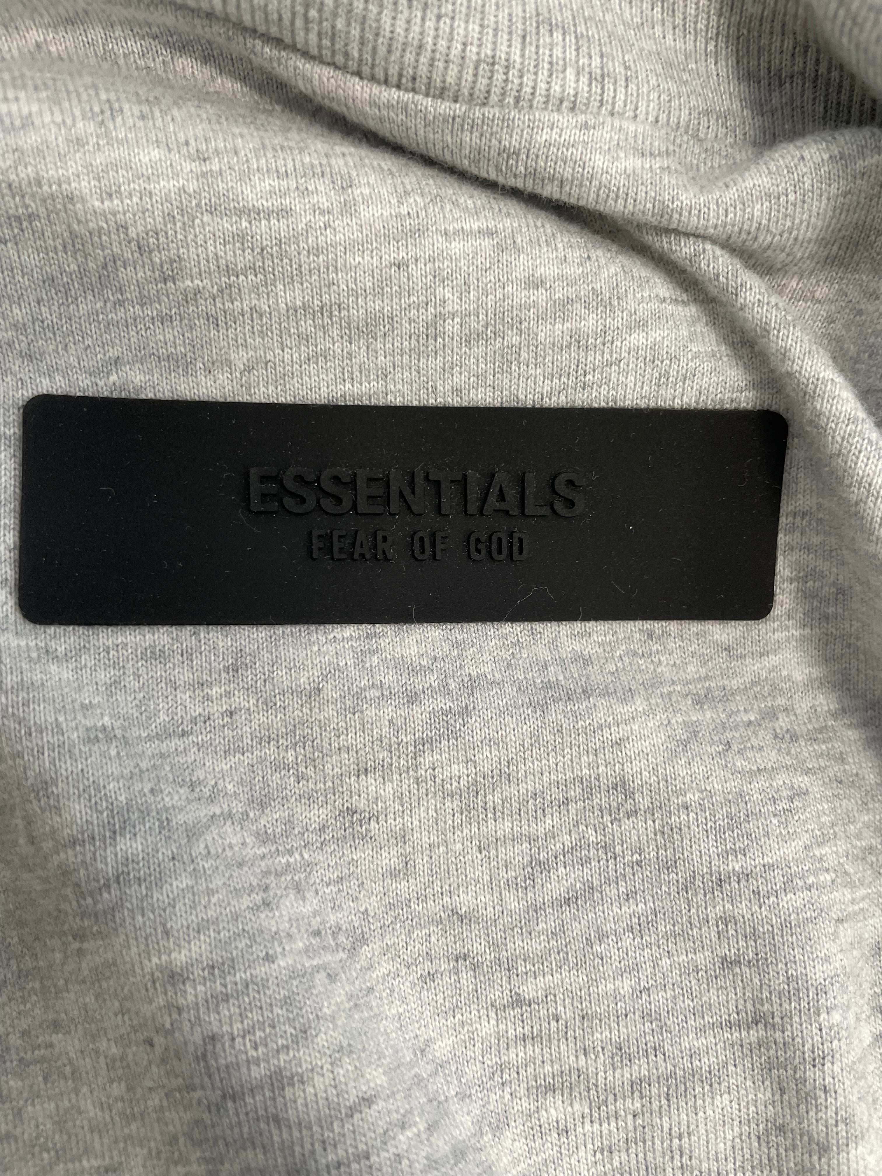 ESSENTIALS/LS T-Shirt/XL/Cotton/GRY/silcone logo view 4