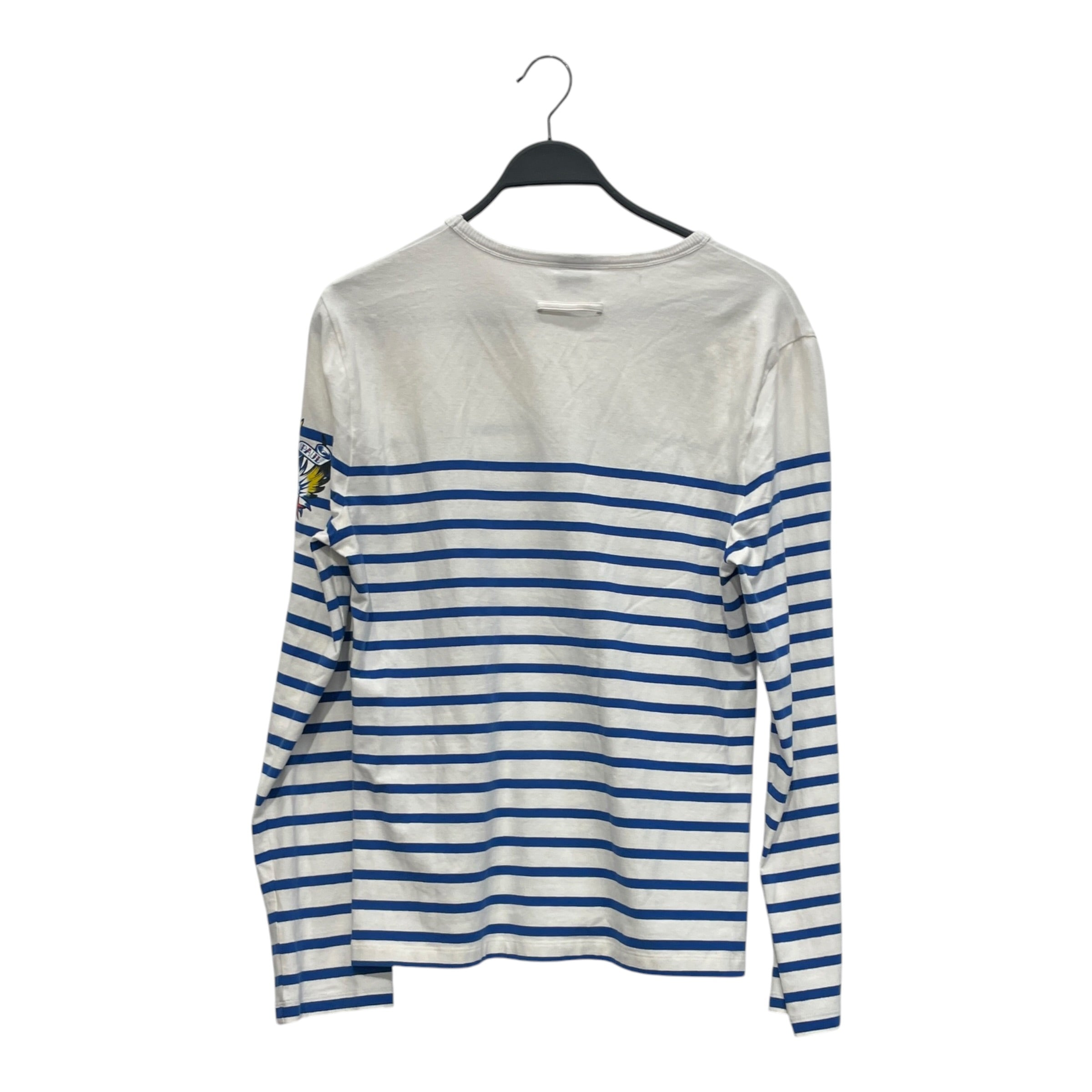 Jean Paul Gaultier/LS T-Shirt/XL/Cotton/WHT/Stripe/MATELOT view 2