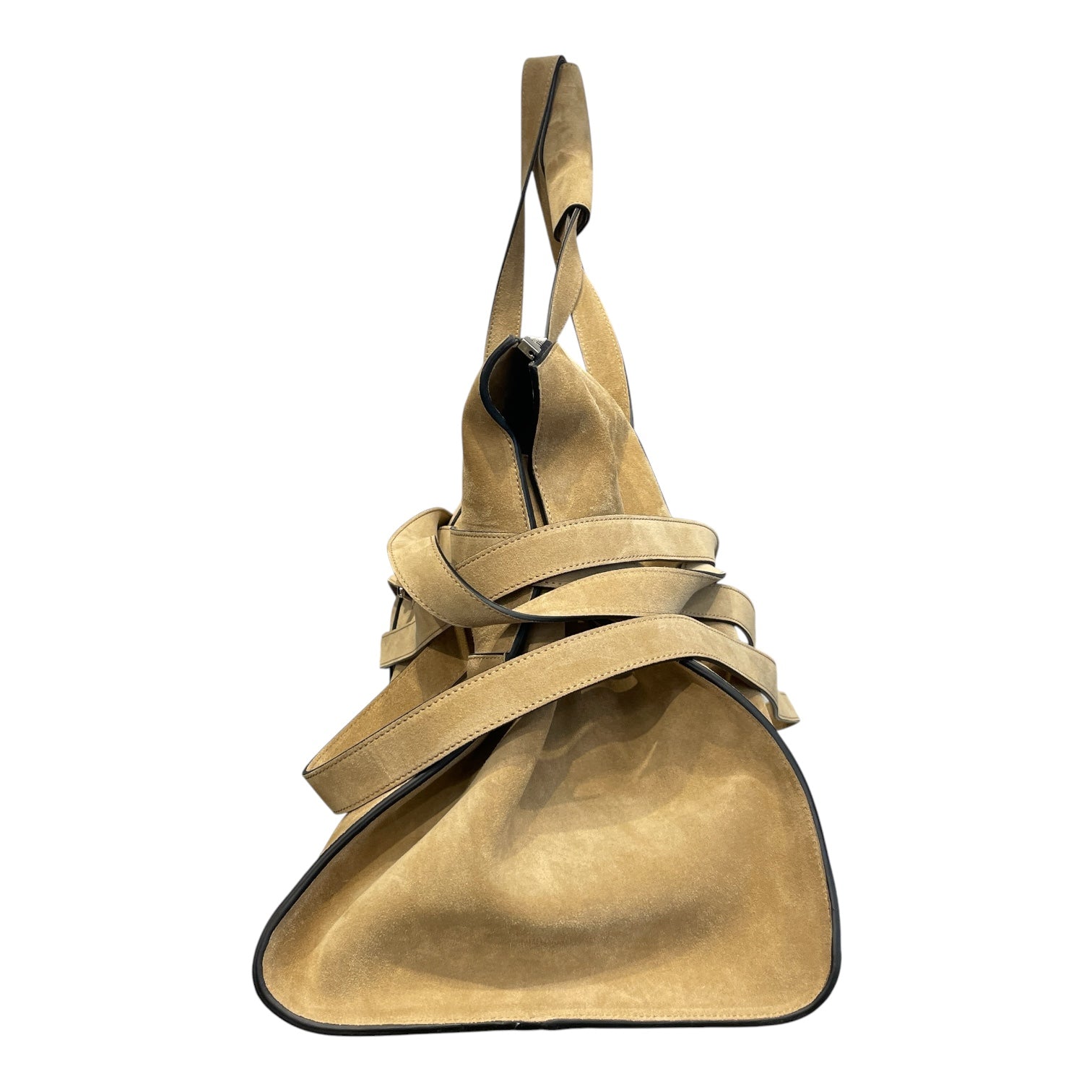 MOSCHINO/Boston Bag/Suede/CML/tie me boston bag view 4