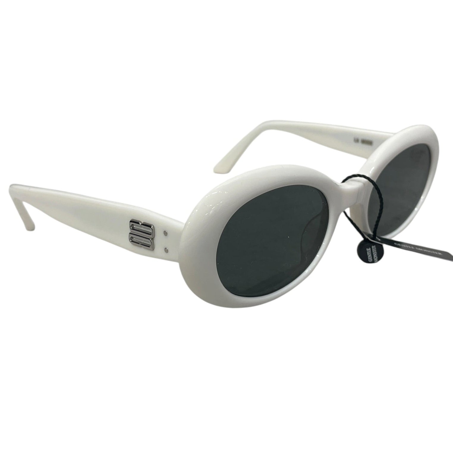 GENTLE MONSTER/Sunglasses/Plastic/WHT/Oval/L's/LA MODE view 2