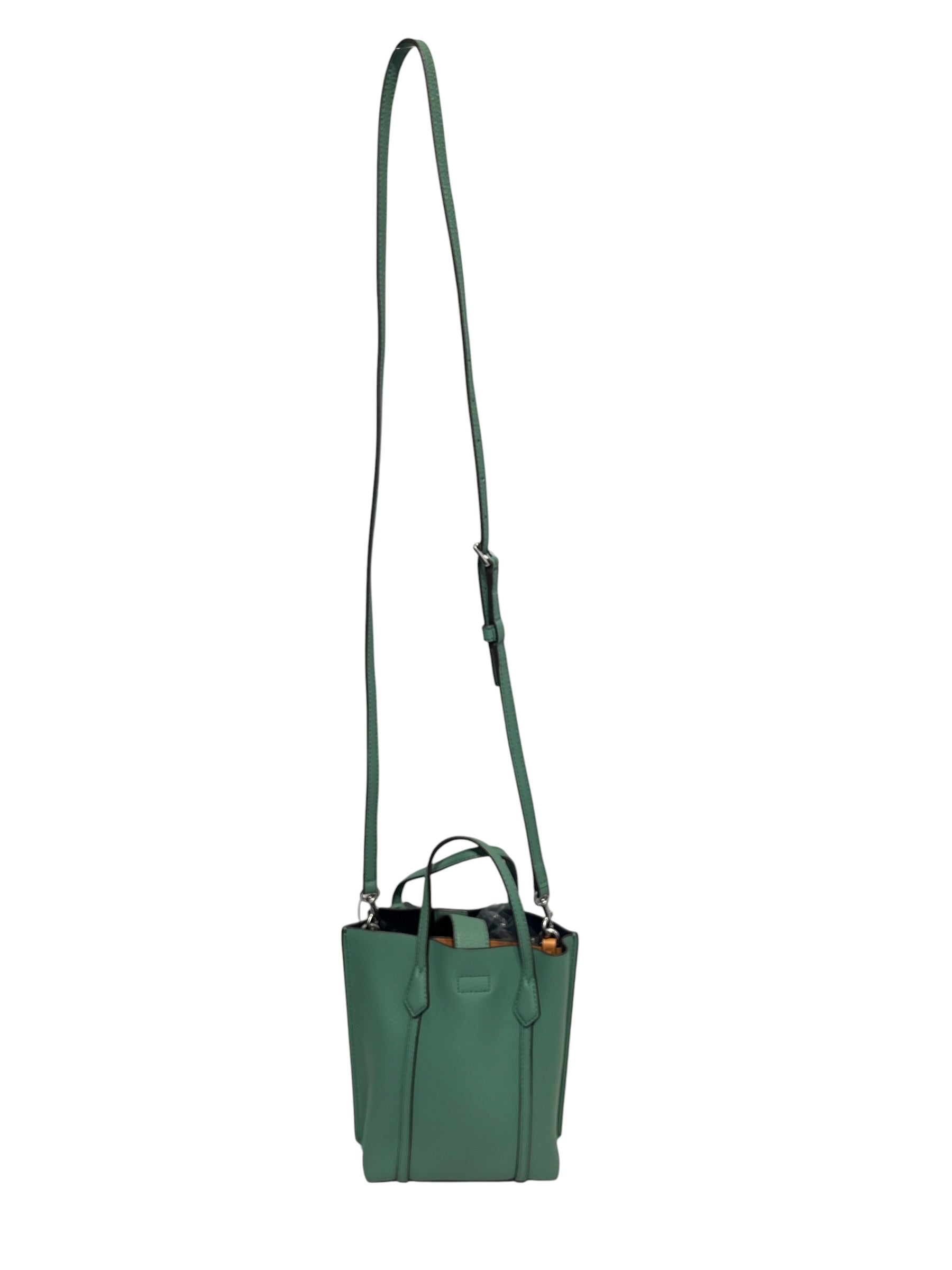 TORY BURCH/Tote Bag/Leather/GRN/Mini leather tote view 3