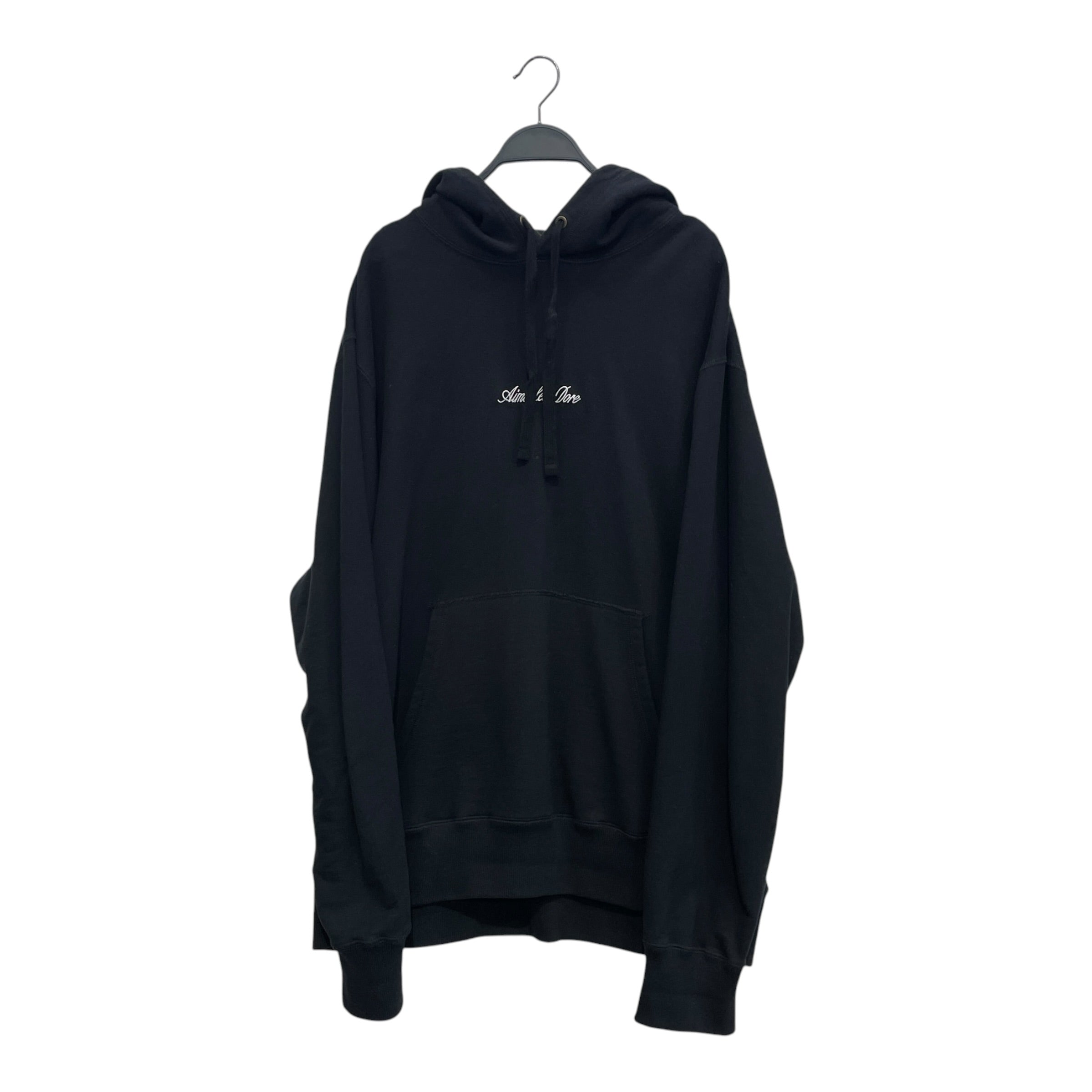 AIME LEON DORE/Hoodie/XXL/Cotton/BLK/WHITE EMBROIDERED LOGO view 1