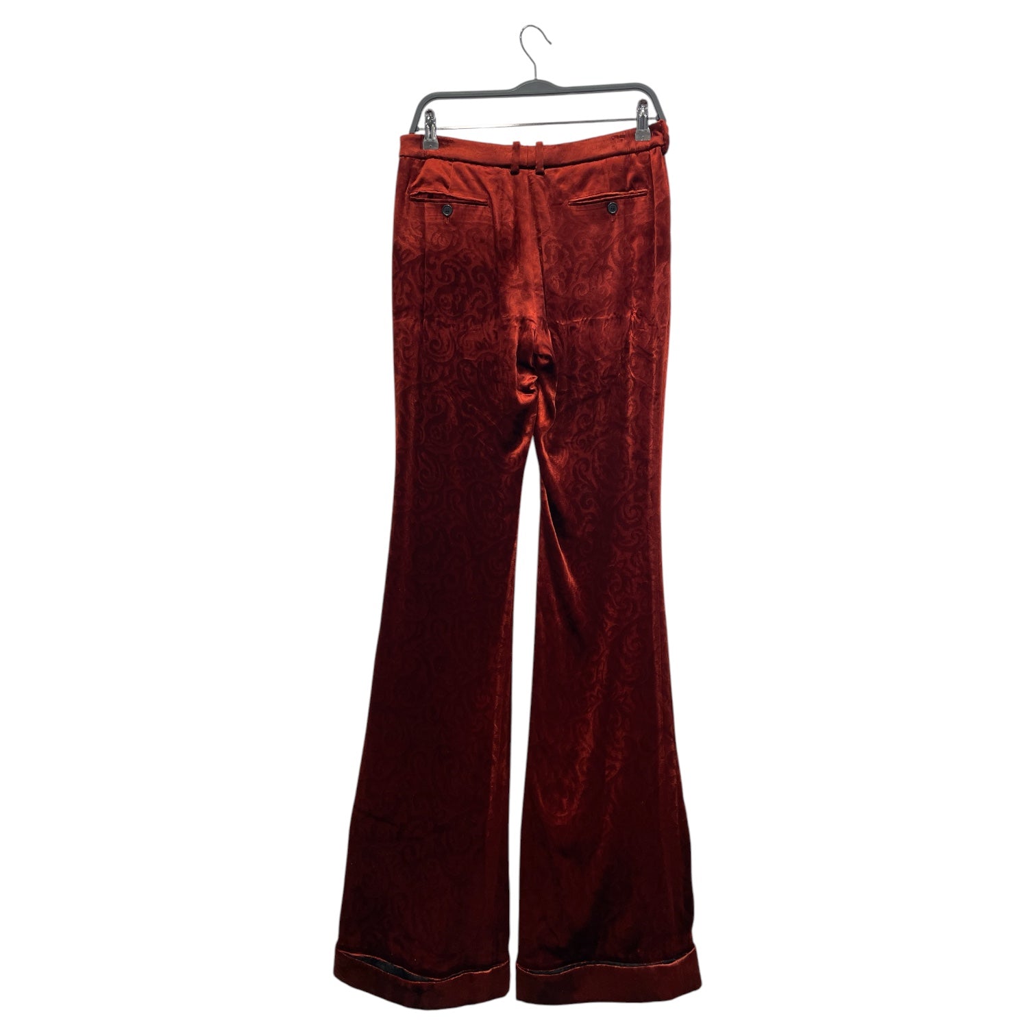 SAINT LAURENT/Bottoms/38/Velour/ORN/SWIRLS view 2