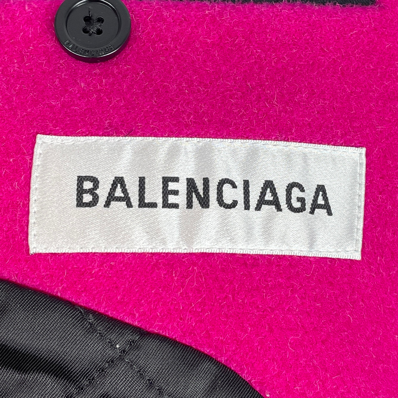 BALENCIAGA/Peacoat/40/Wool/PNK/2019 HOT PINK W TAGS view 3